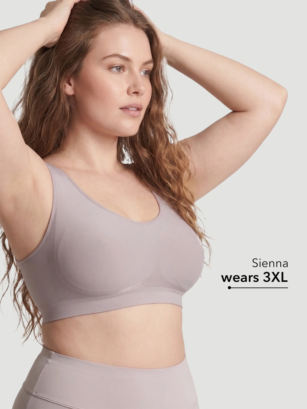 Adjustable Wire Free Shaper Bra (Cups A-FF) with Bra Extender