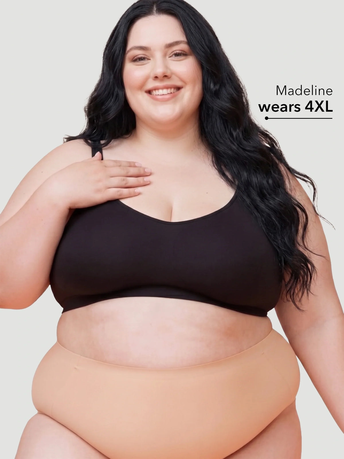 Adjustable Wire Free Shaper Bra (Cups A-FF) with Bra Extender