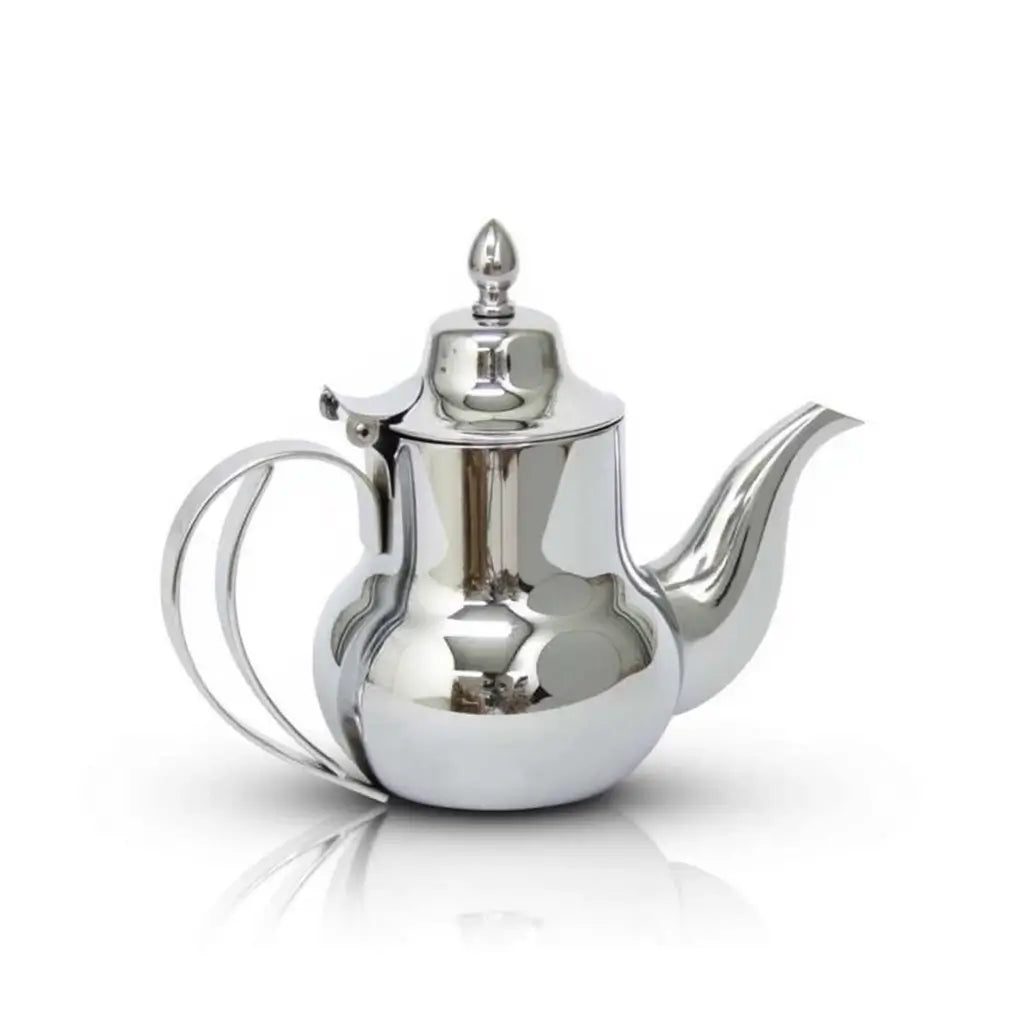 Stainless Steel Mirror Finish Teapot 800ml – Modern Design image