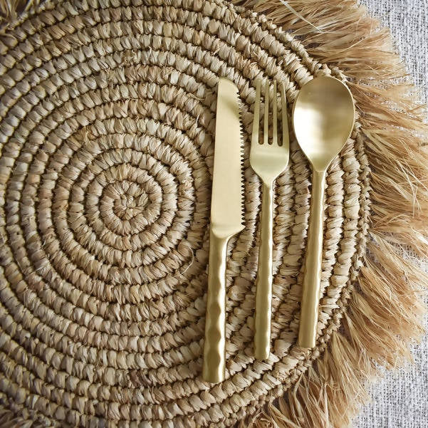 Round Raffia Placemats