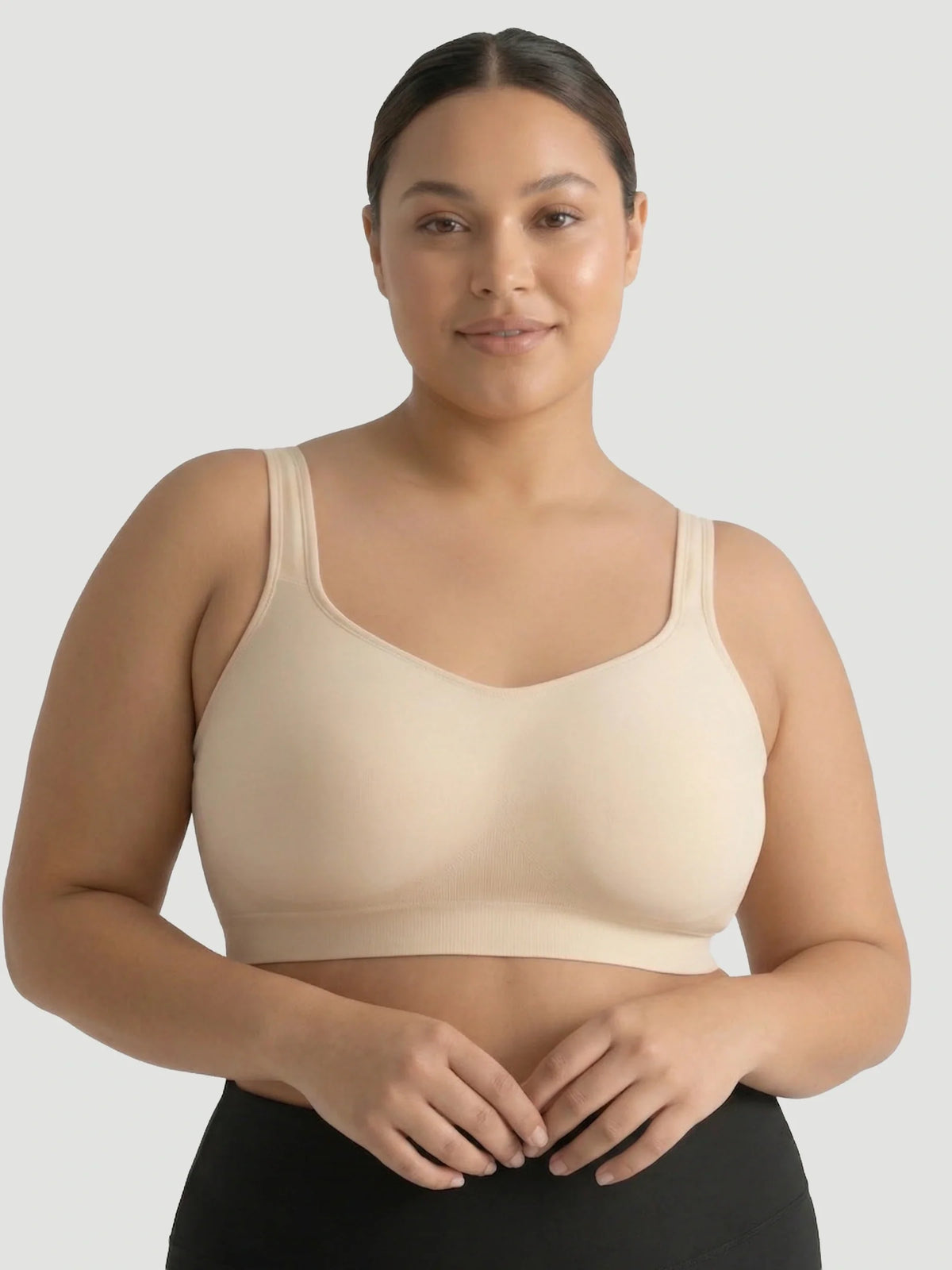 Adjustable Wire Free Shaper Bra (Cups A-FF) with Bra Extender