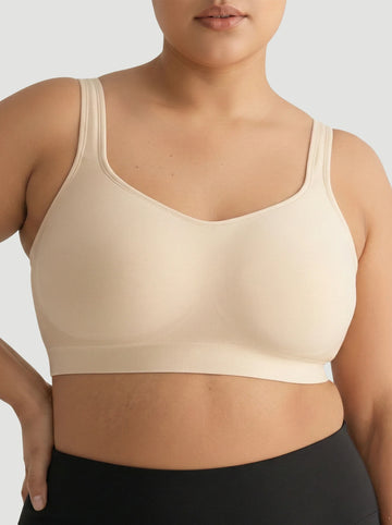 Adjustable Wire Free Shaper Bra (Cups A-FF) with Bra Extender