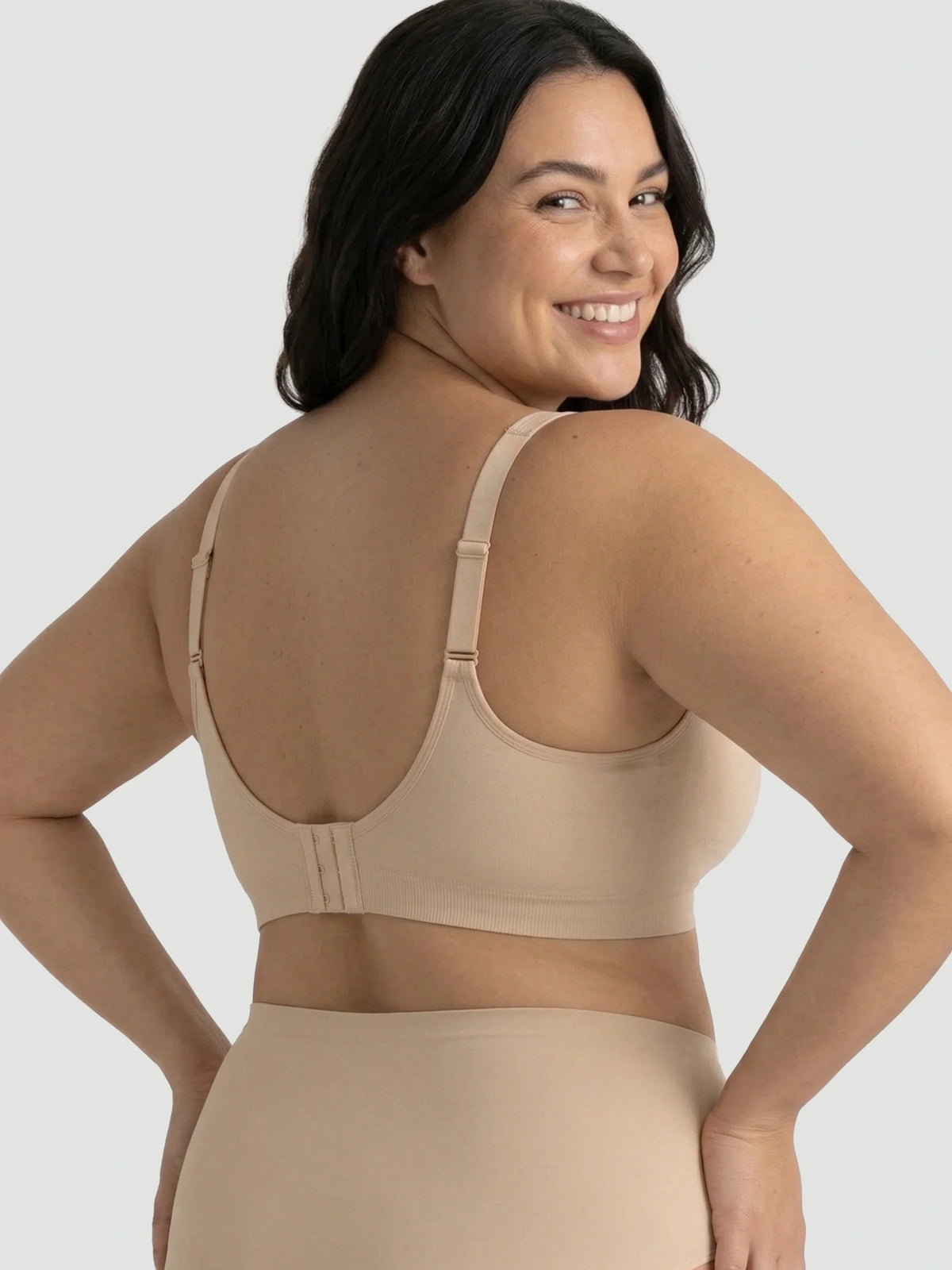 Adjustable Wire Free Shaper Bra (Cups A-FF) with Bra Extender