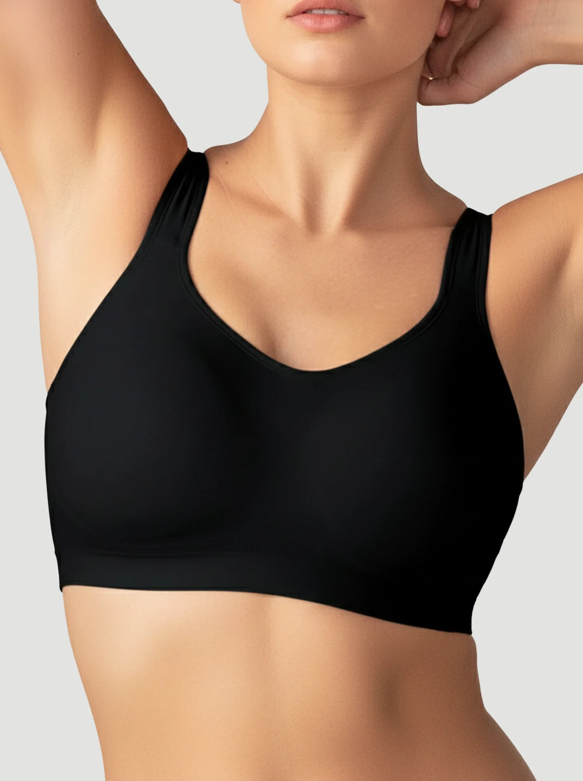 Adjustable Wire Free Shaper Bra (Cups A-FF) with Bra Extender