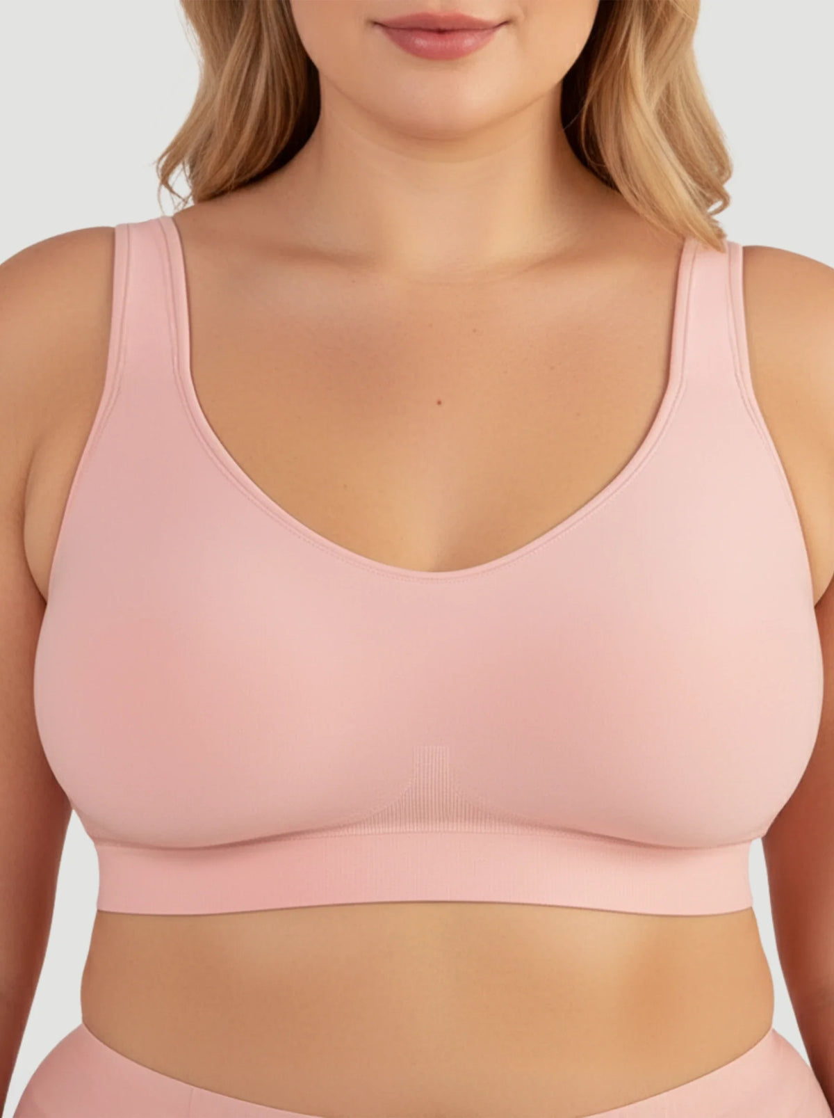 Adjustable Wire Free Shaper Bra (Cups A-FF) with Bra Extender