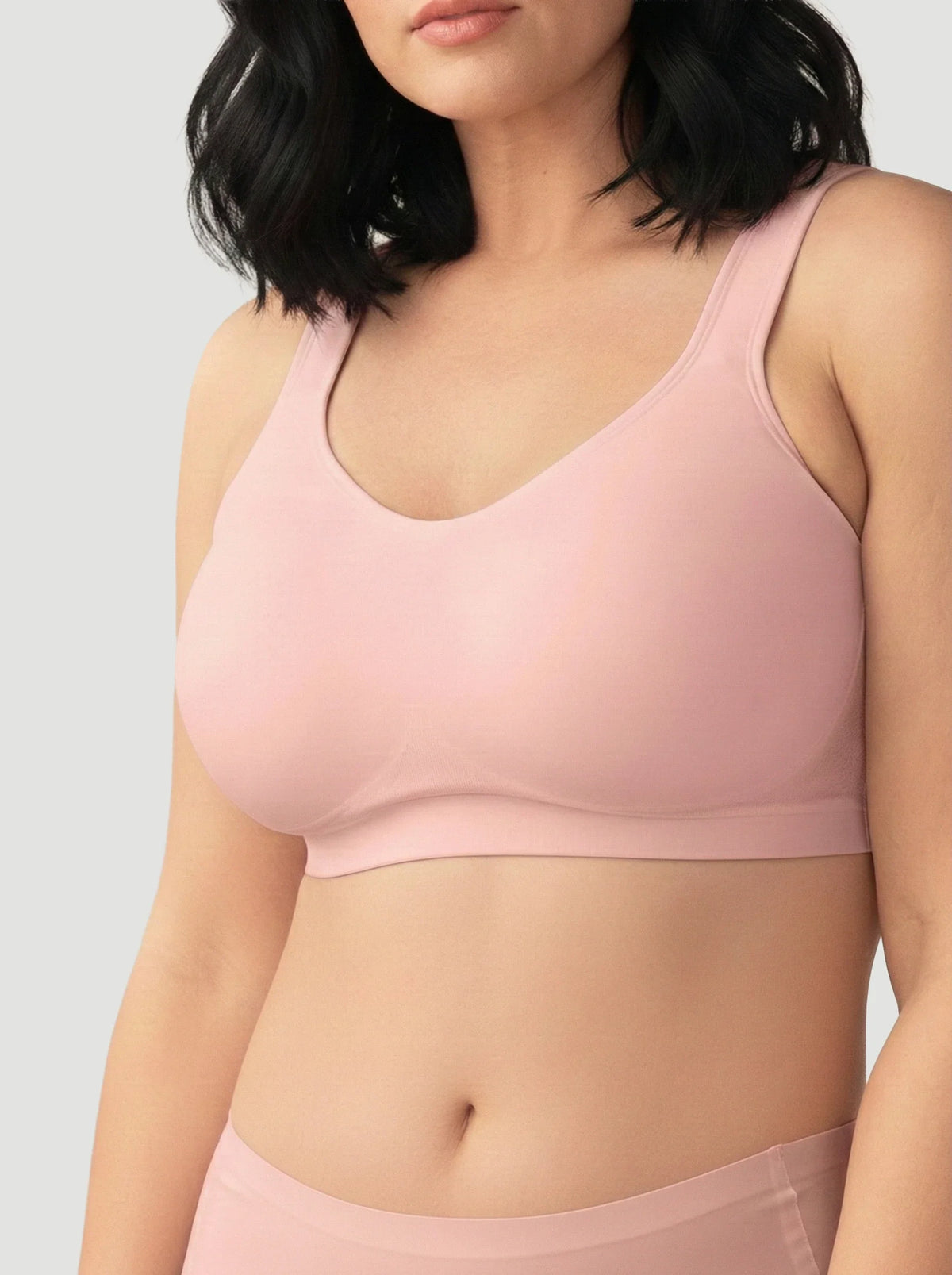Adjustable Wire Free Shaper Bra (Cups A-FF) with Bra Extender