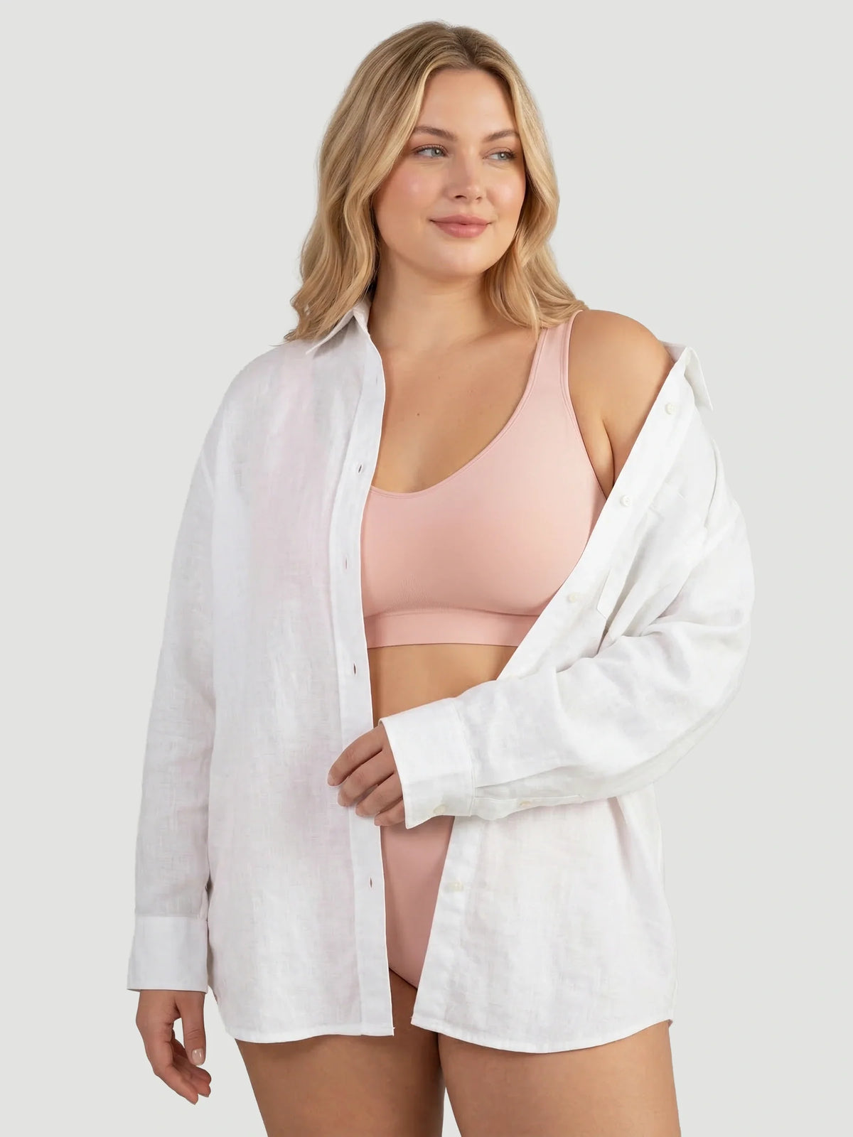 Adjustable Wire Free Shaper Bra (Cups A-FF) with Bra Extender