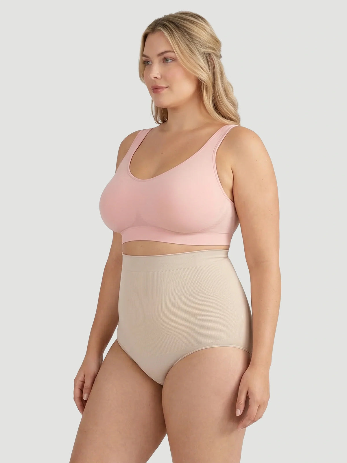 Adjustable Wire Free Shaper Bra (Cups A-FF) with Bra Extender