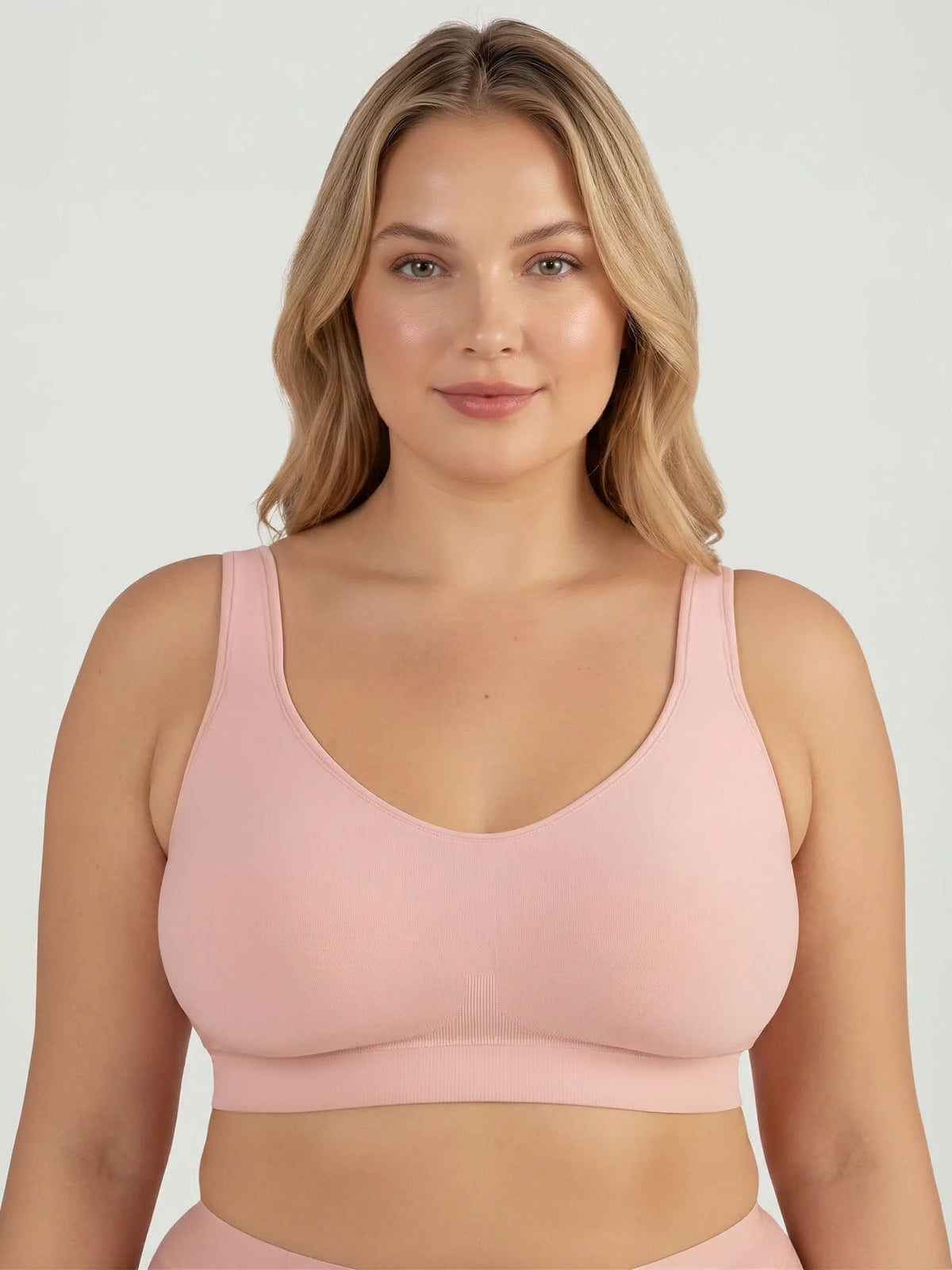 Adjustable Wire Free Shaper Bra (Cups A-FF) with Bra Extender