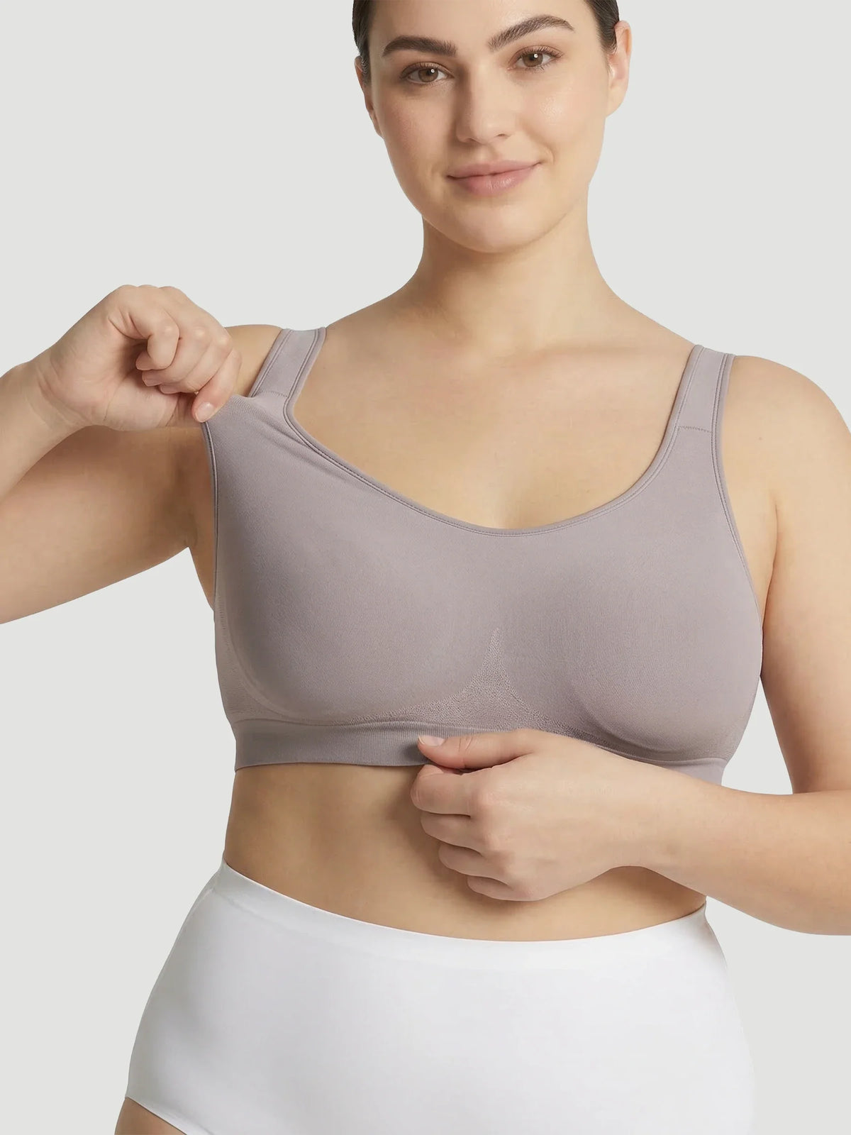 Adjustable Wire Free Shaper Bra (Cups A-FF) with Bra Extender