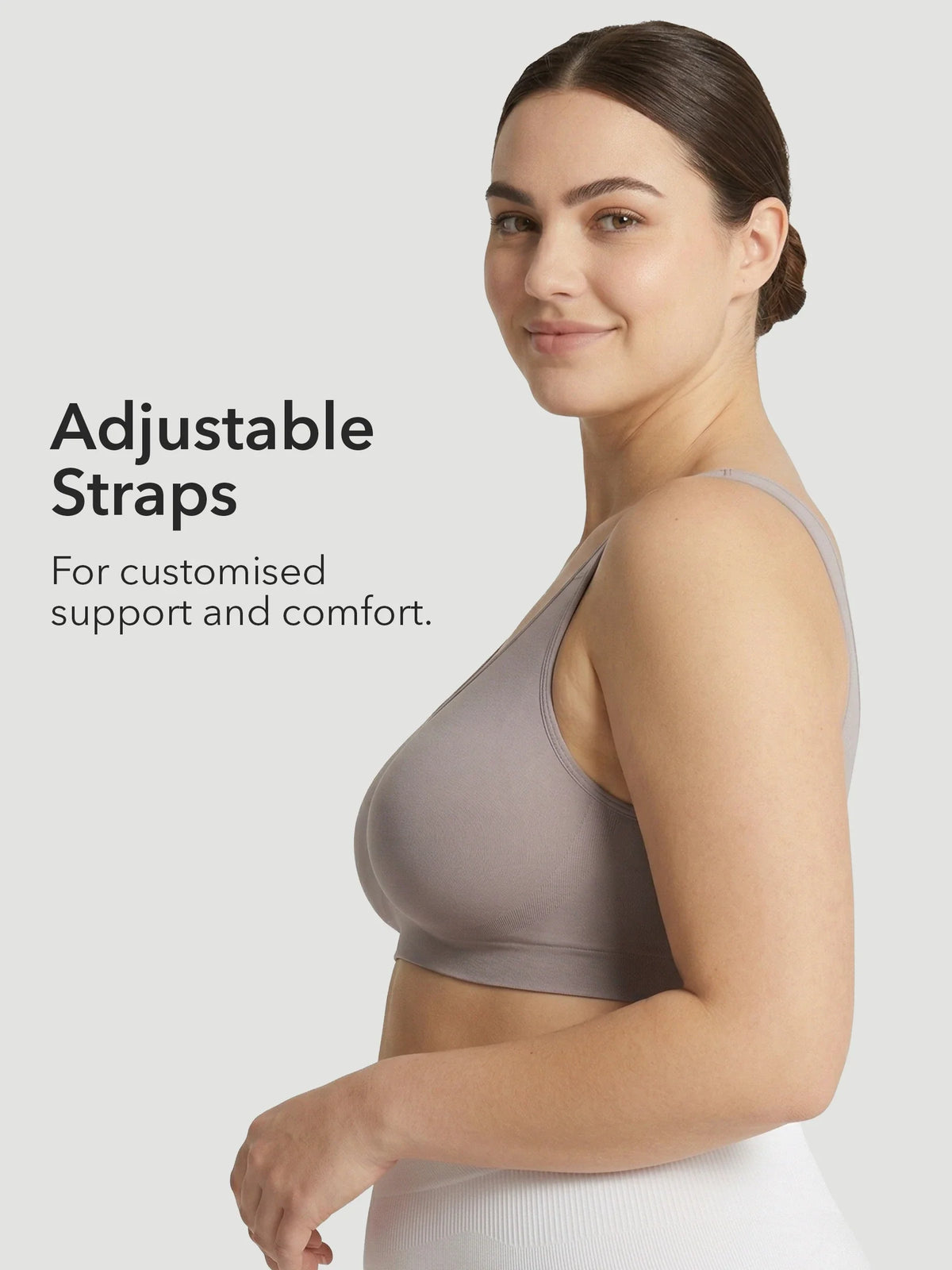 Adjustable Wire Free Shaper Bra (Cups A-FF) with Bra Extender