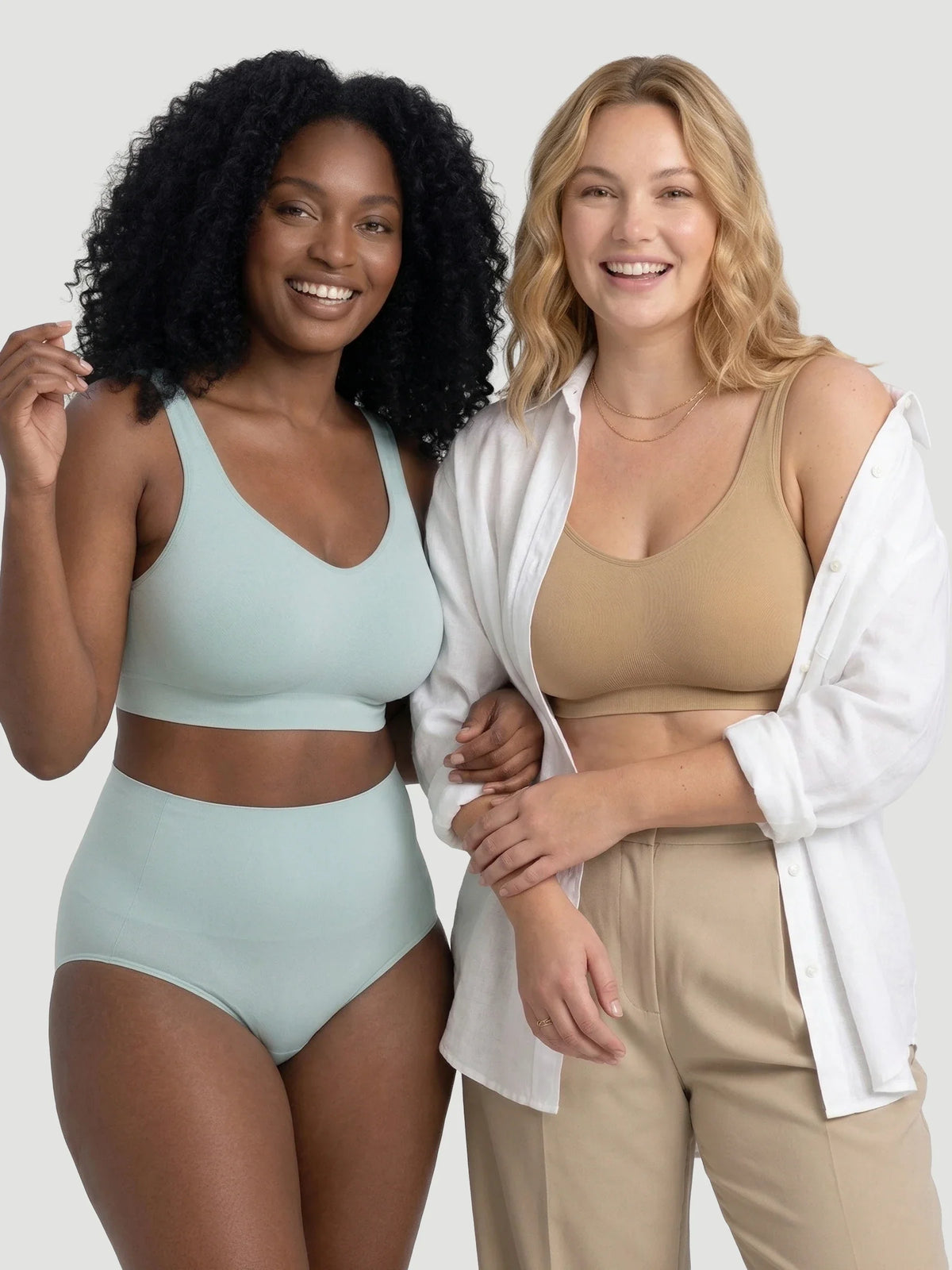 Adjustable Wire Free Shaper Bra (Cups A-FF) with Bra Extender