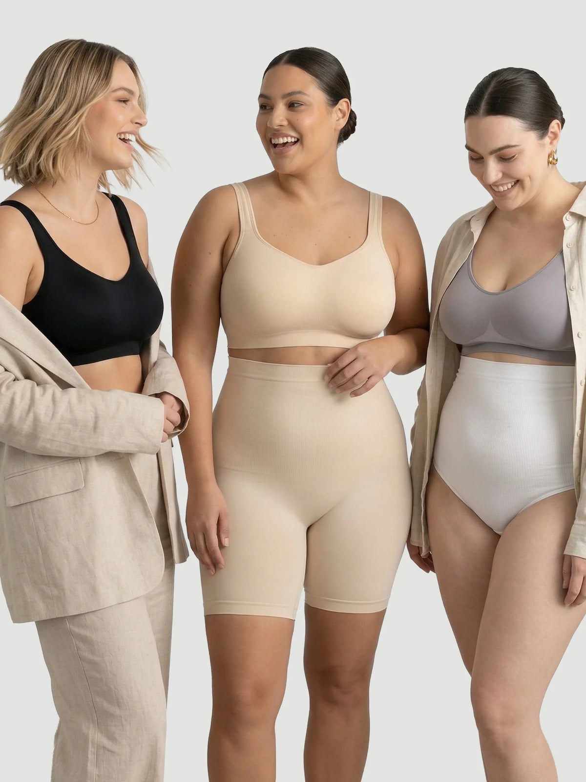 Adjustable Wire Free Shaper Bra (Cups A-FF) with Bra Extender