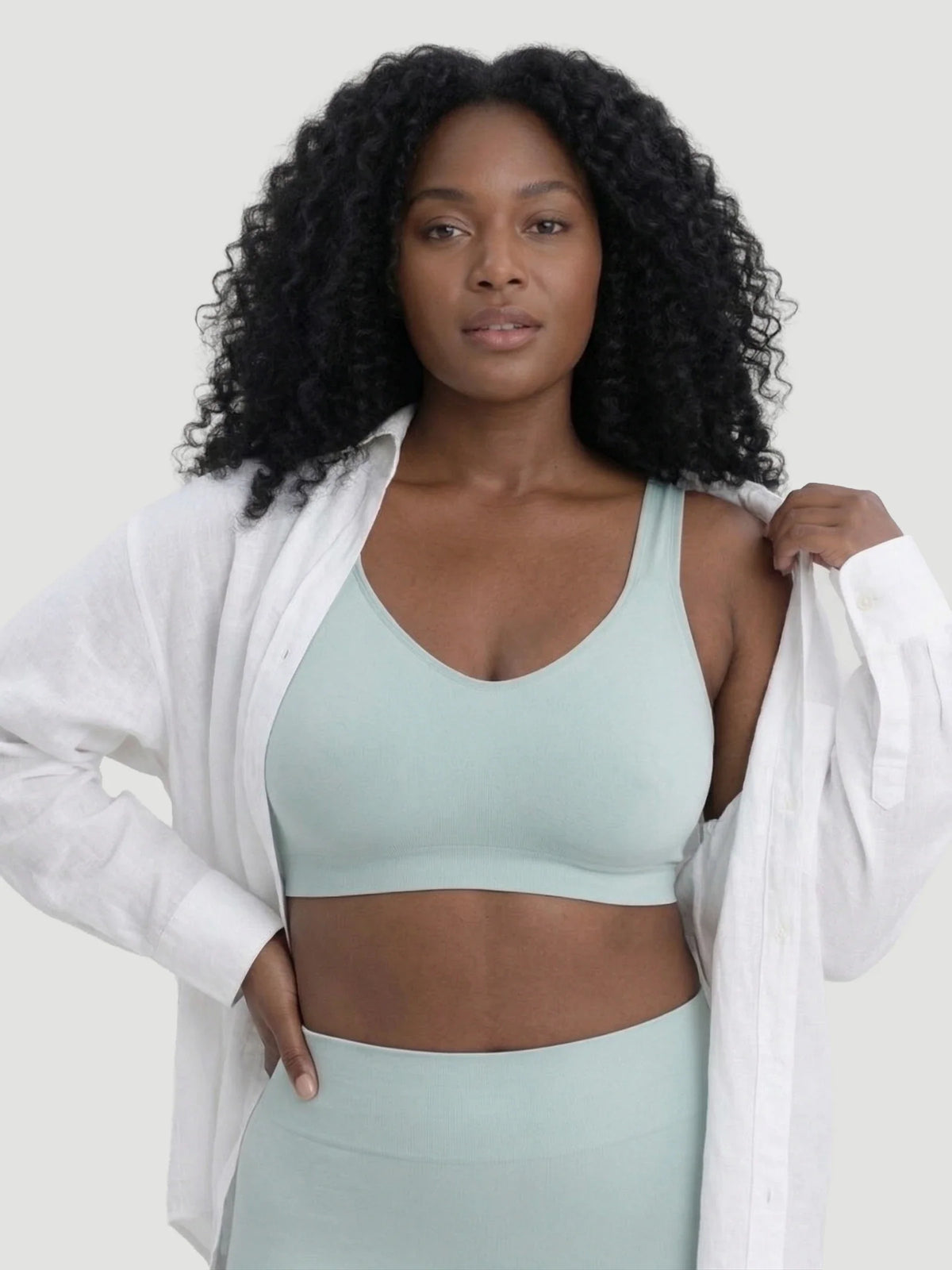 Adjustable Wire Free Shaper Bra (Cups A-FF) with Bra Extender