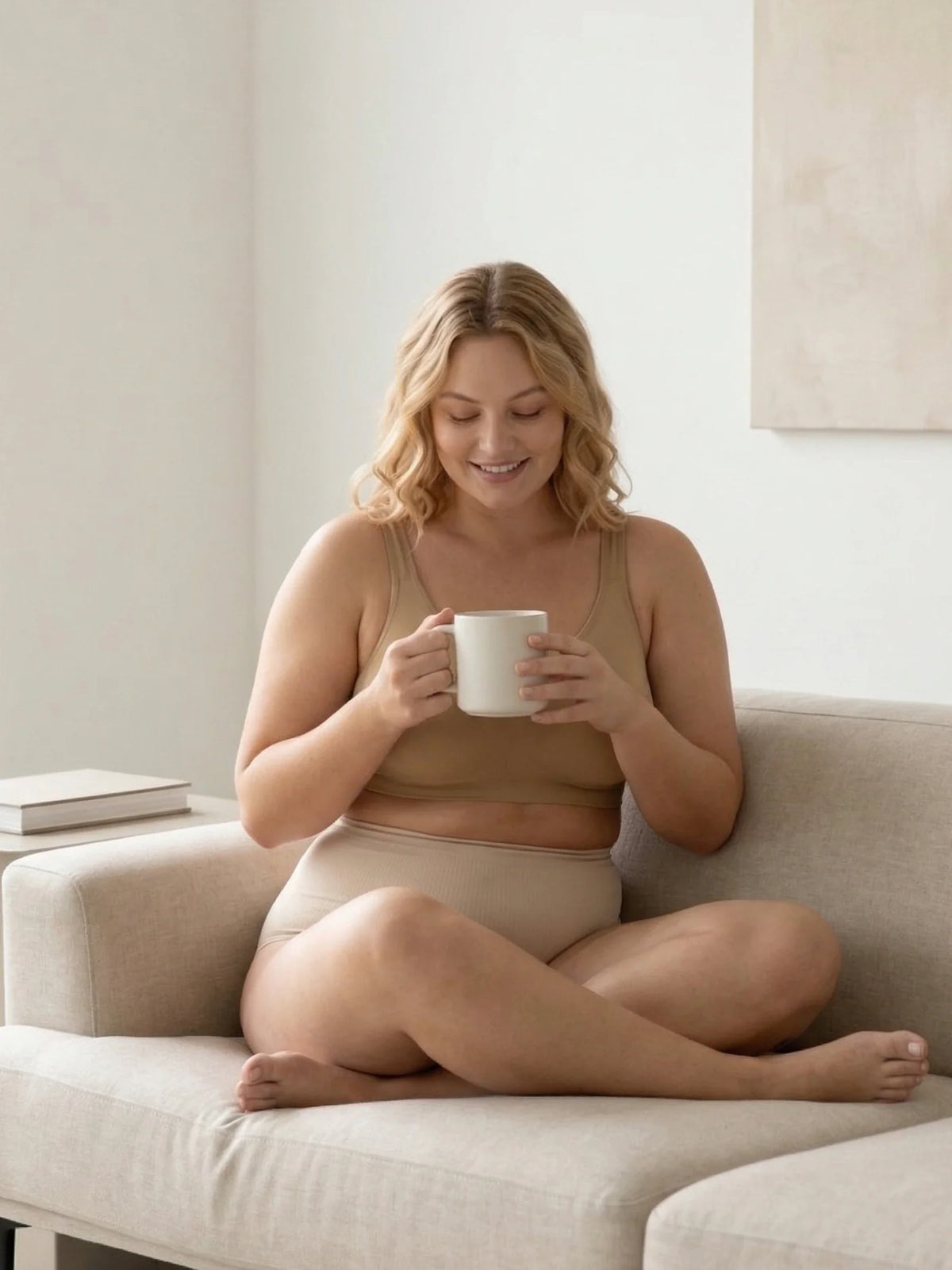 Adjustable Wire Free Shaper Bra (Cups A-FF) with Bra Extender