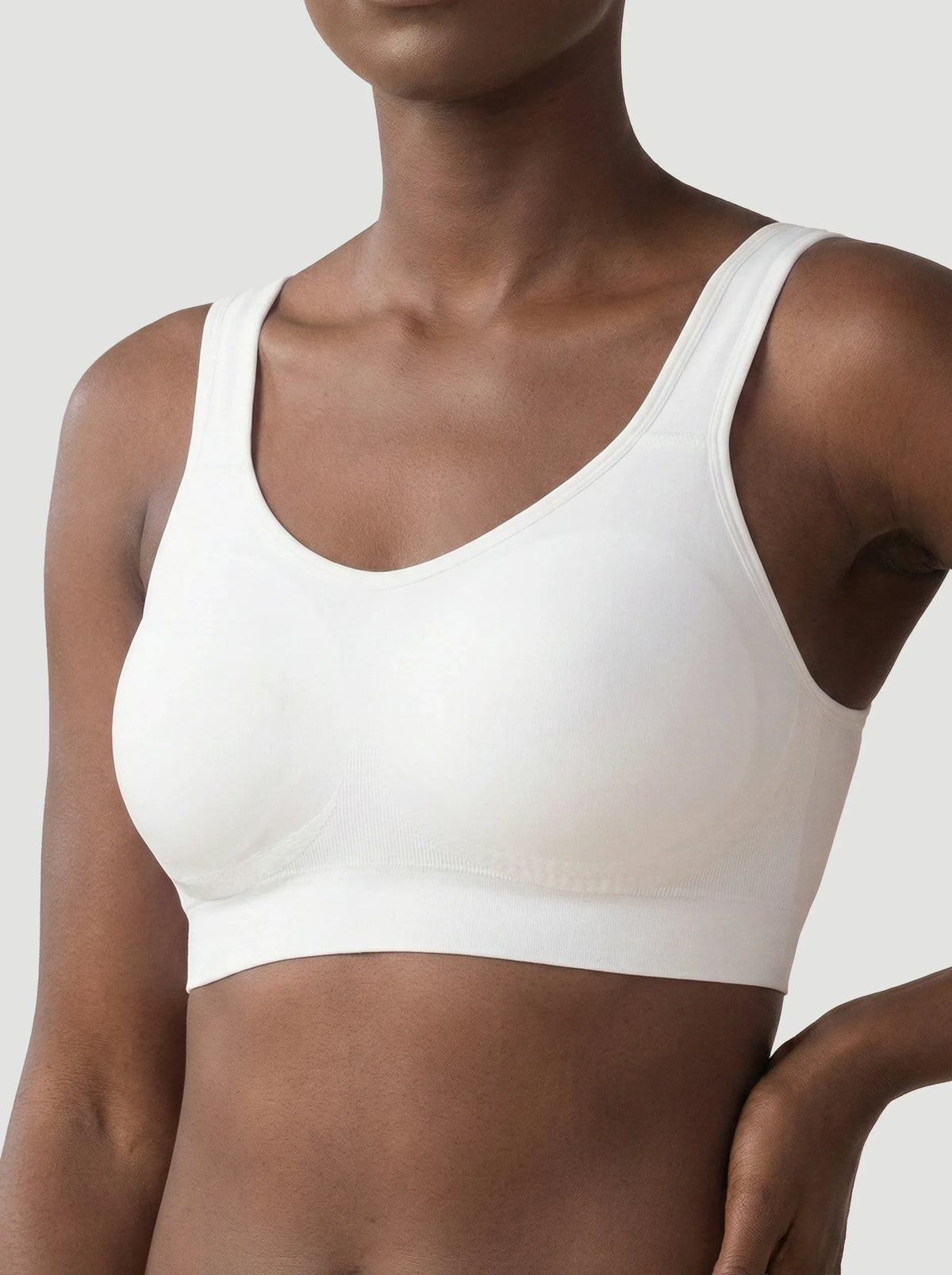 Adjustable Wire Free Shaper Bra (Cups A-FF) with Bra Extender