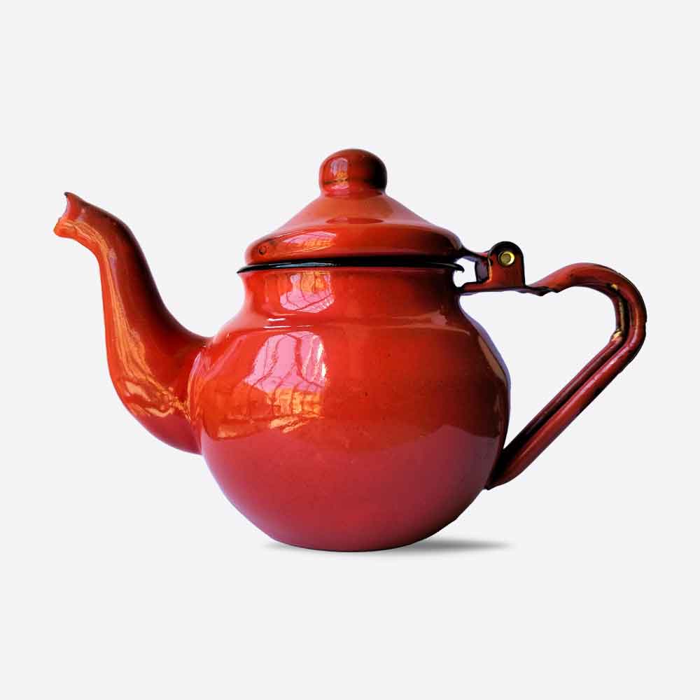Traditional Enameled Teapot – Handcrafted Stovetop Safe 500ml & 800ml image 6