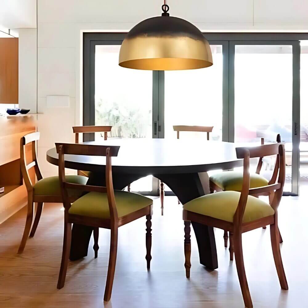 Brass Dome Pendant Light – Contemporary Handcrafted Moroccan Lighting image 2