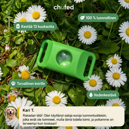 Luonnollinen suojariipus – 12 kuukauden suoja kirppuja, punkkeja ja loisia vastaan