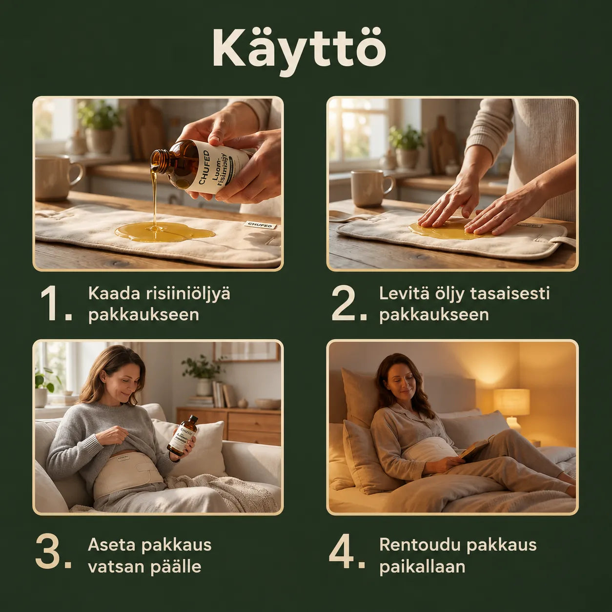 Risiiniöljy-suolistokääresetti
