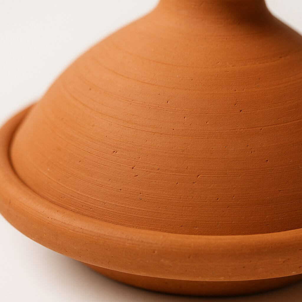 Handmade Terracotta Tagine Pot 30cm – Authentic Moroccan Ceramic Clay image 4