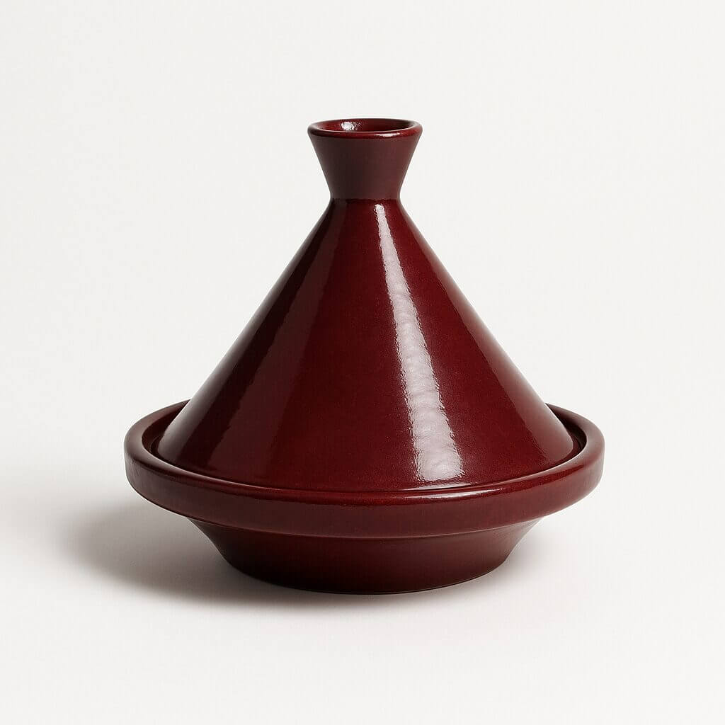 Handcrafted Glazed Ceramic Tagine Pot 20cm – Traditional Moroccan Cooking Vessel image 6