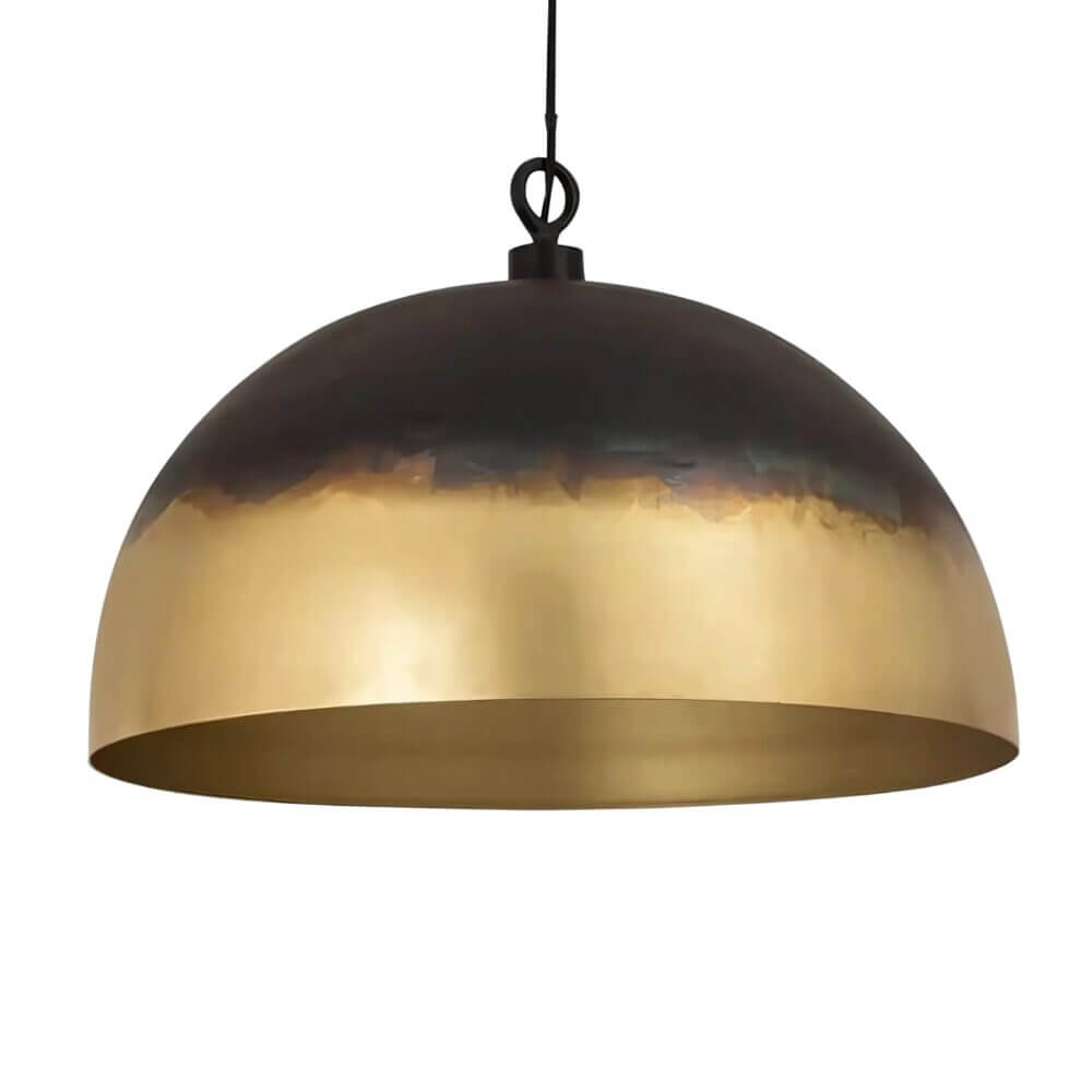 Brass Dome Pendant Light – Contemporary Handcrafted Moroccan Lighting image