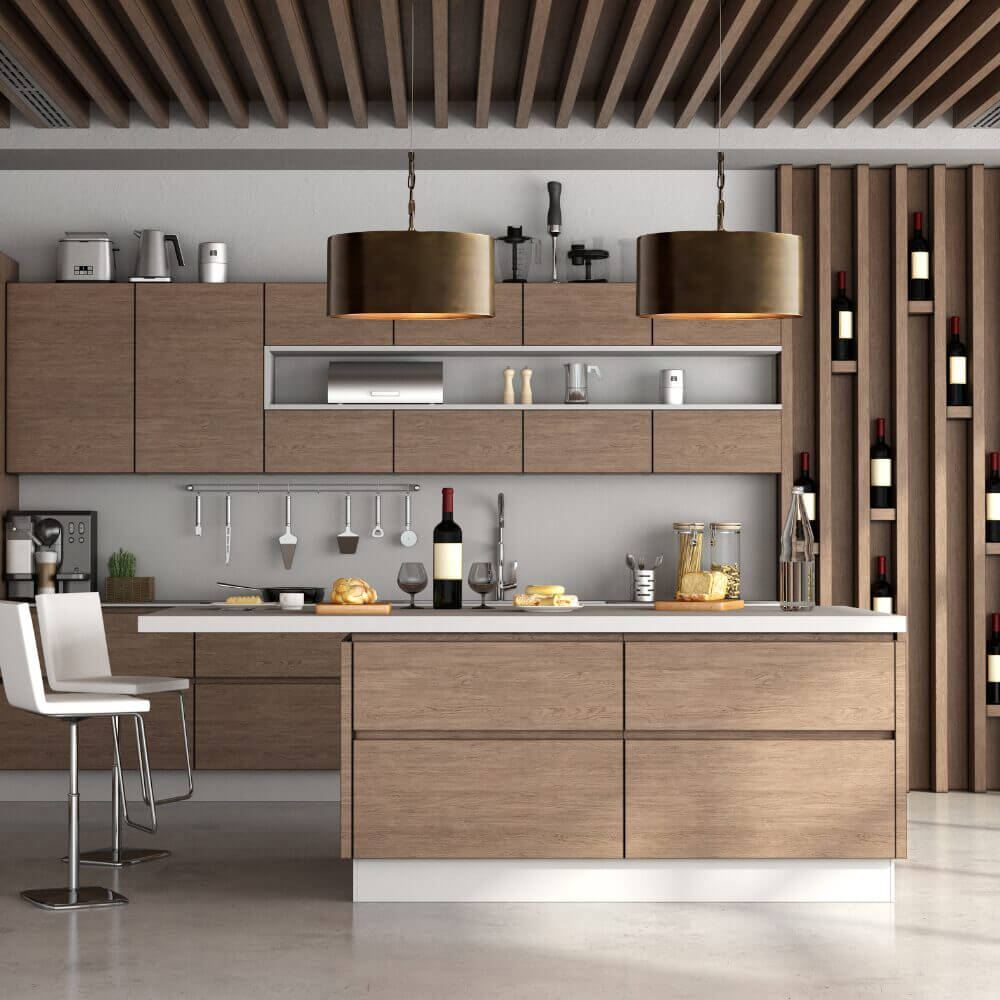 Modern Brass Drum Pendant Light – Customizable Size up to 27.5″ Diameter image 3