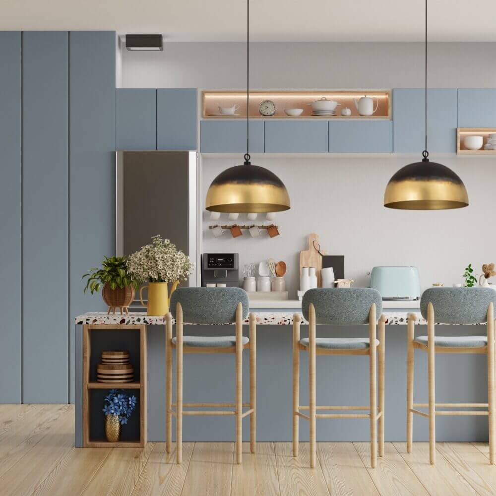 Brass Dome Pendant Light – Contemporary Handcrafted Moroccan Lighting image 3