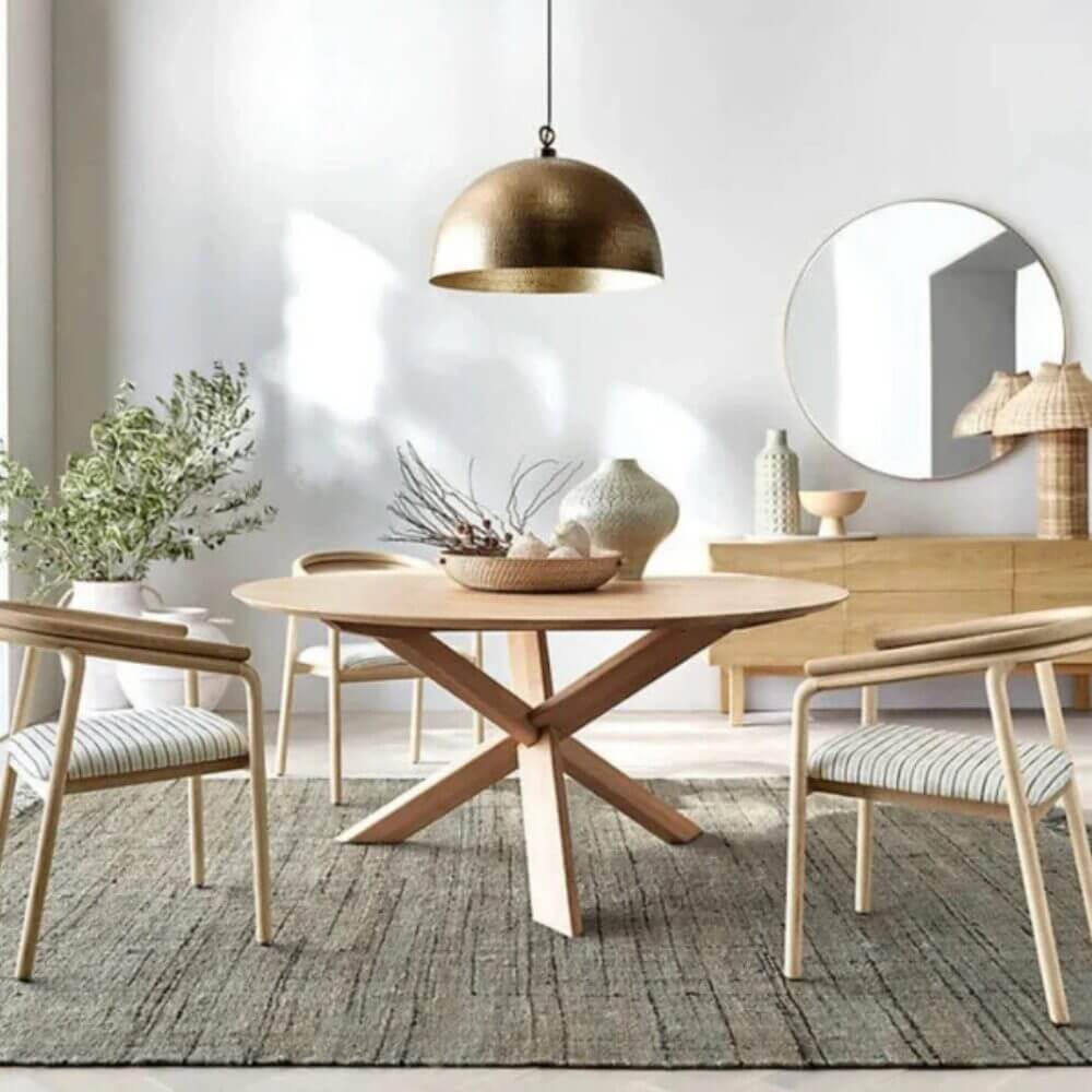 Hammered Brass Dome Pendant Light – Gold Ceiling Lamp with Artisan Texture image