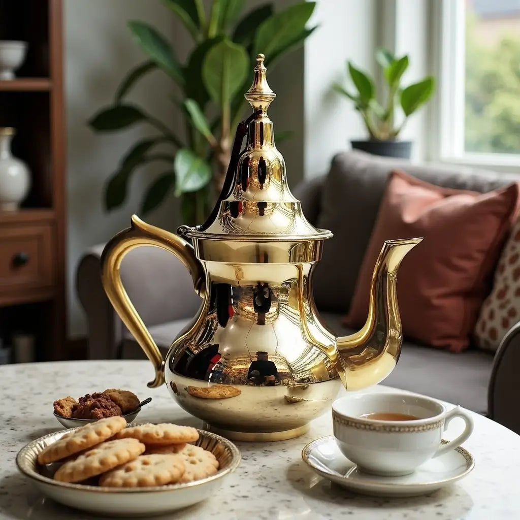 Classic Brass Teapot – Handcrafted Simple Design image 4