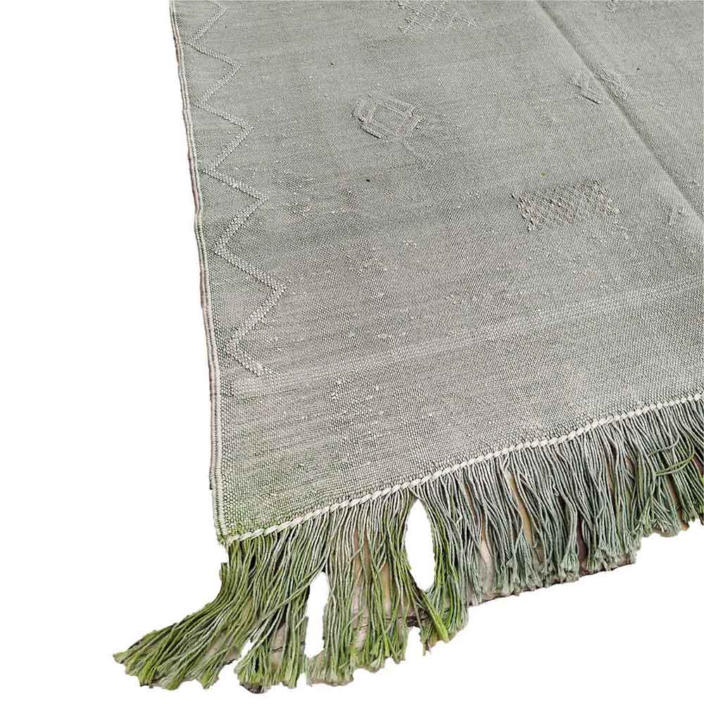 Handwoven Green Cactus Silk Rug 100x150cm – Berber Indoor/Outdoor Carpet image 11