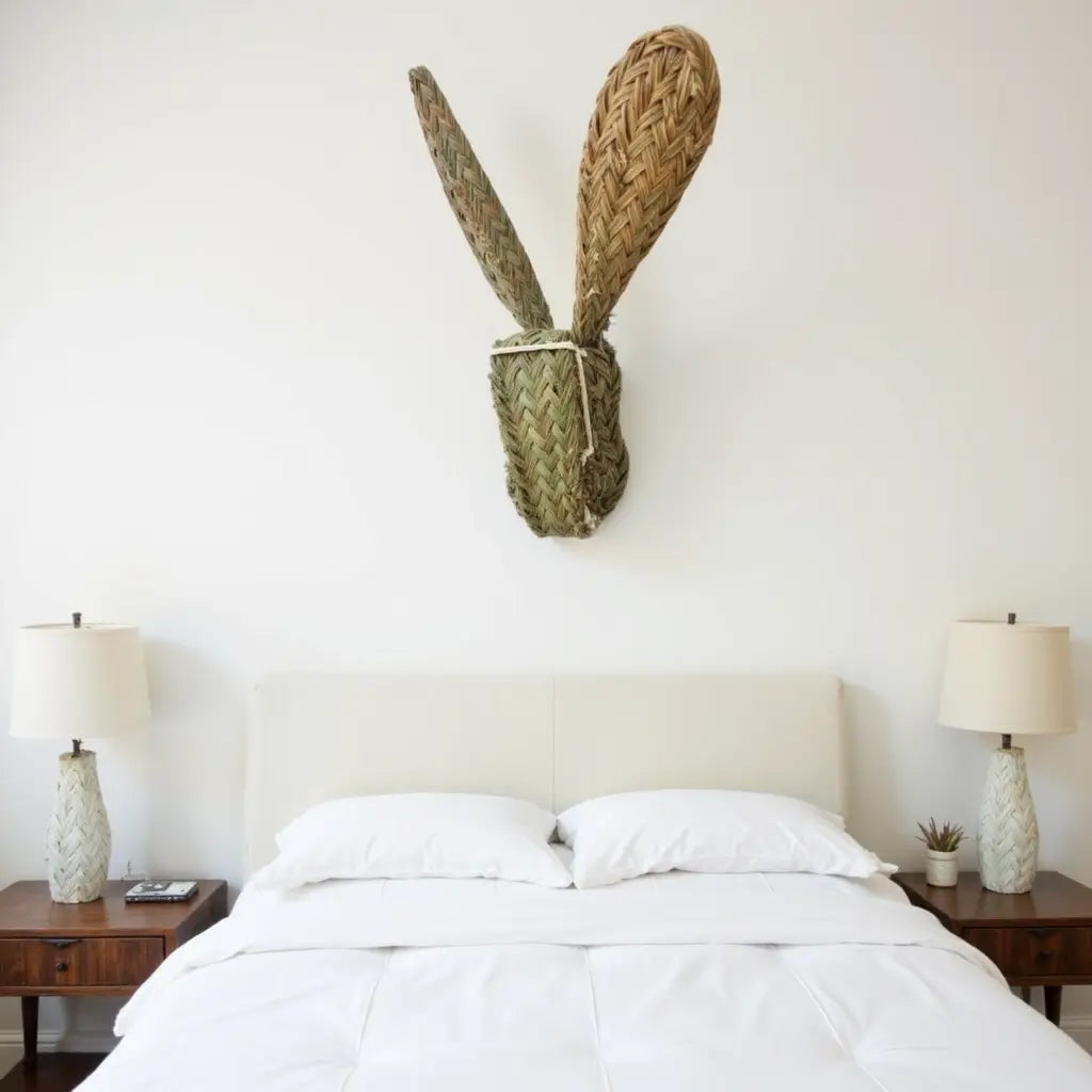 Handwoven Donkey Animal Head image 7