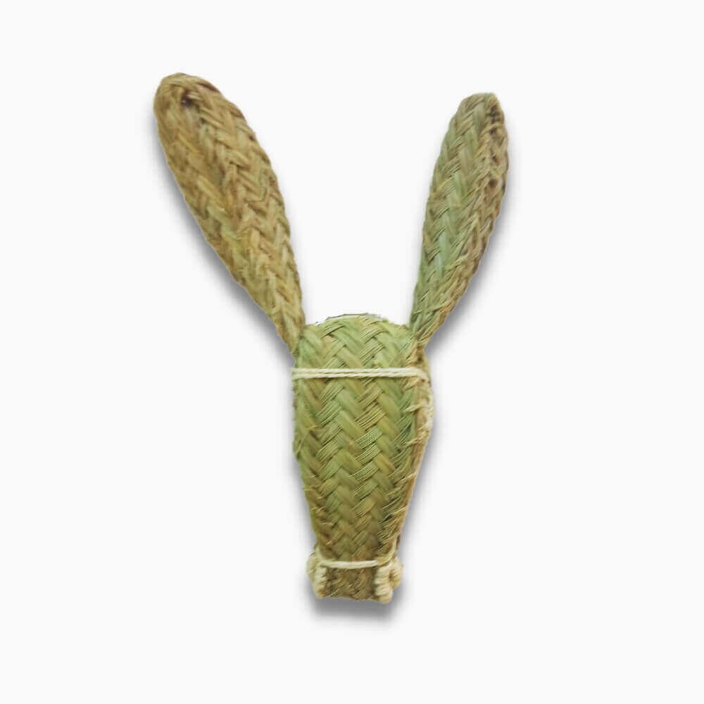 Handwoven Donkey Animal Head image 3