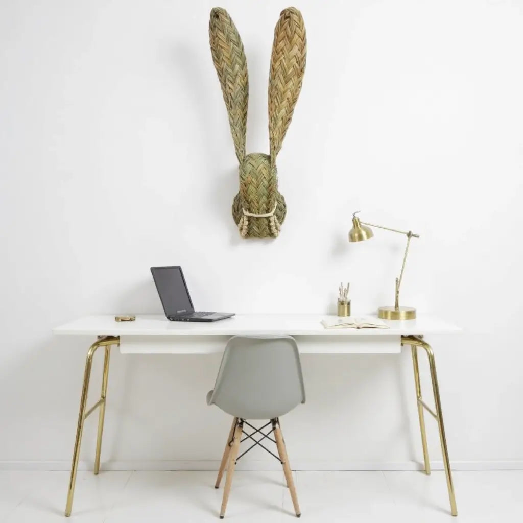 Handwoven Donkey Animal Head image 6