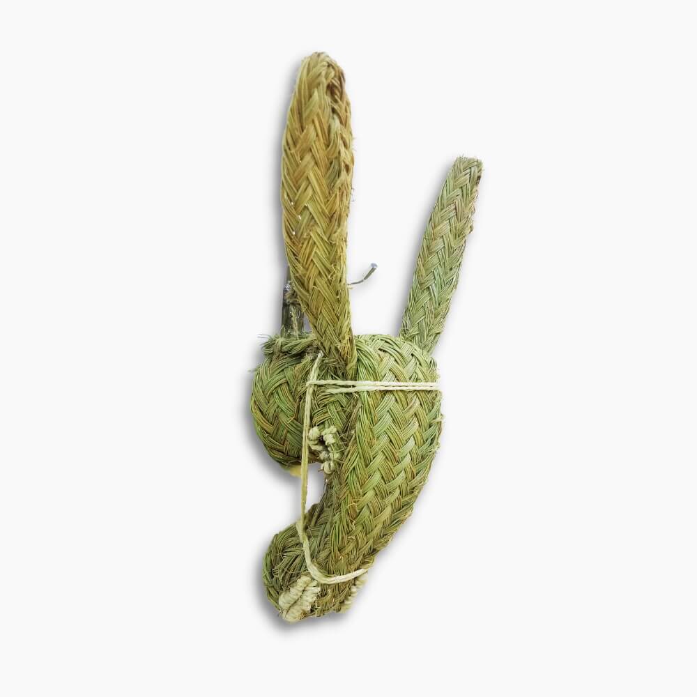 Handwoven Donkey Animal Head image 3