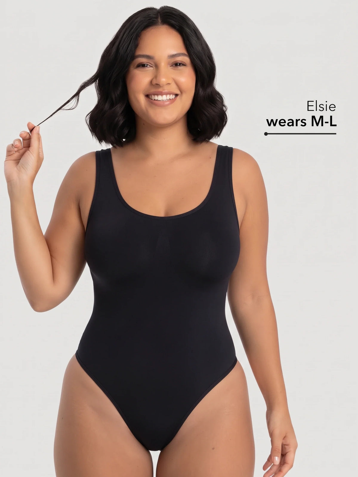 Scoop Neck Bodysuit Shaping Panty