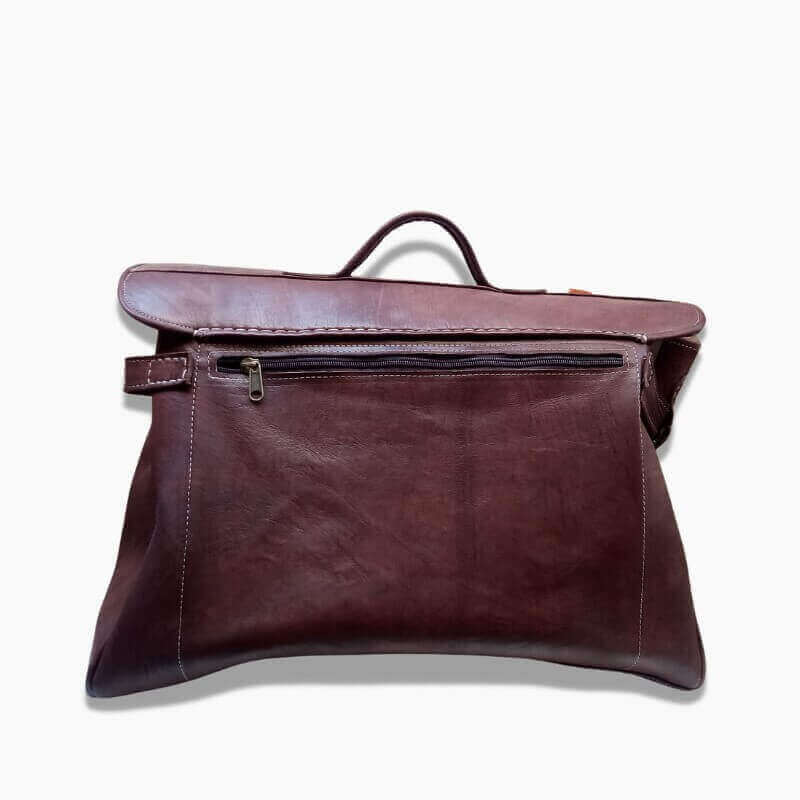 Atlas Leather Messenger Bag – Handcrafted Moroccan Briefcase image 7