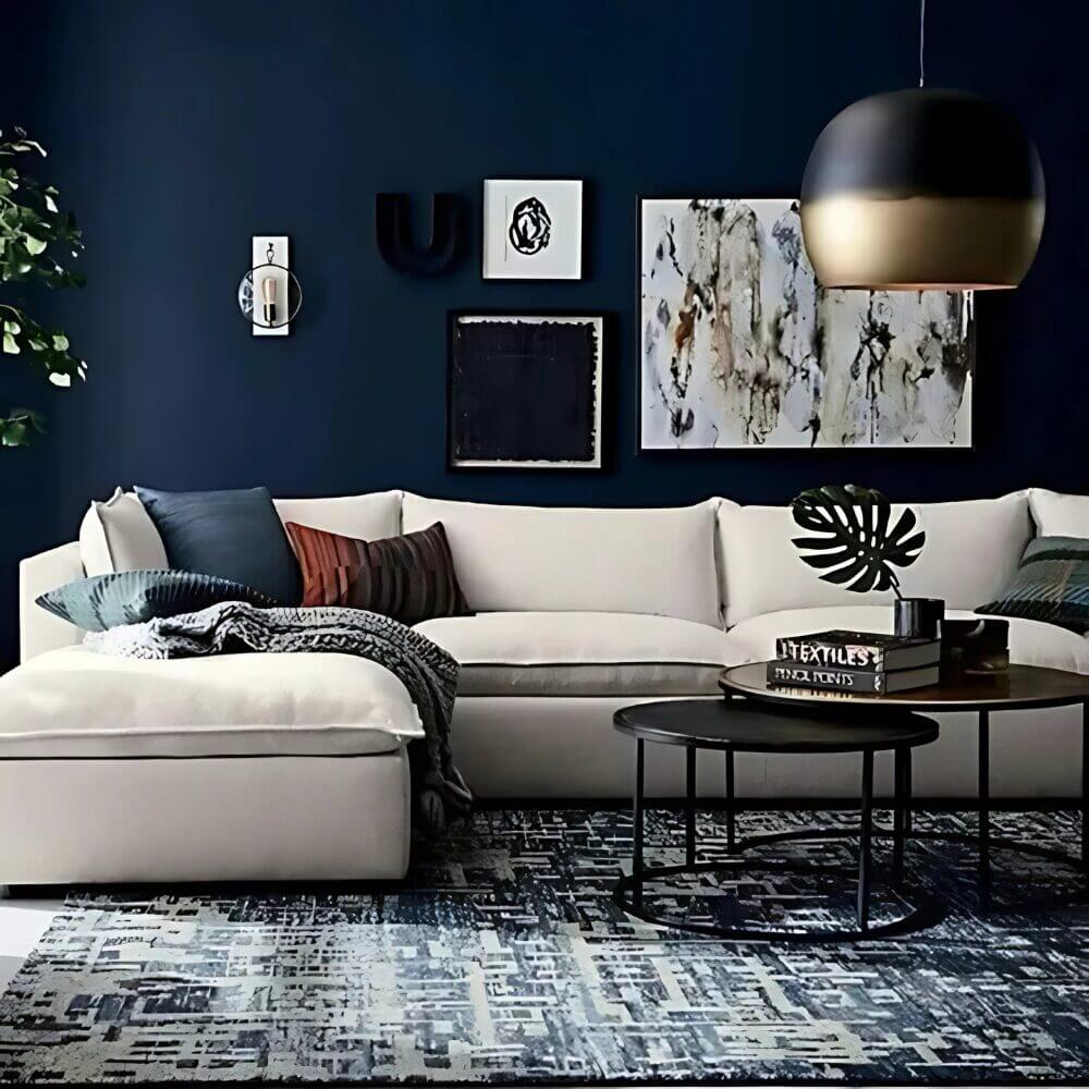 Brass Globe Pendant Light – Modern Moroccan Ceiling Lamp with Two-Tone Finish image 5