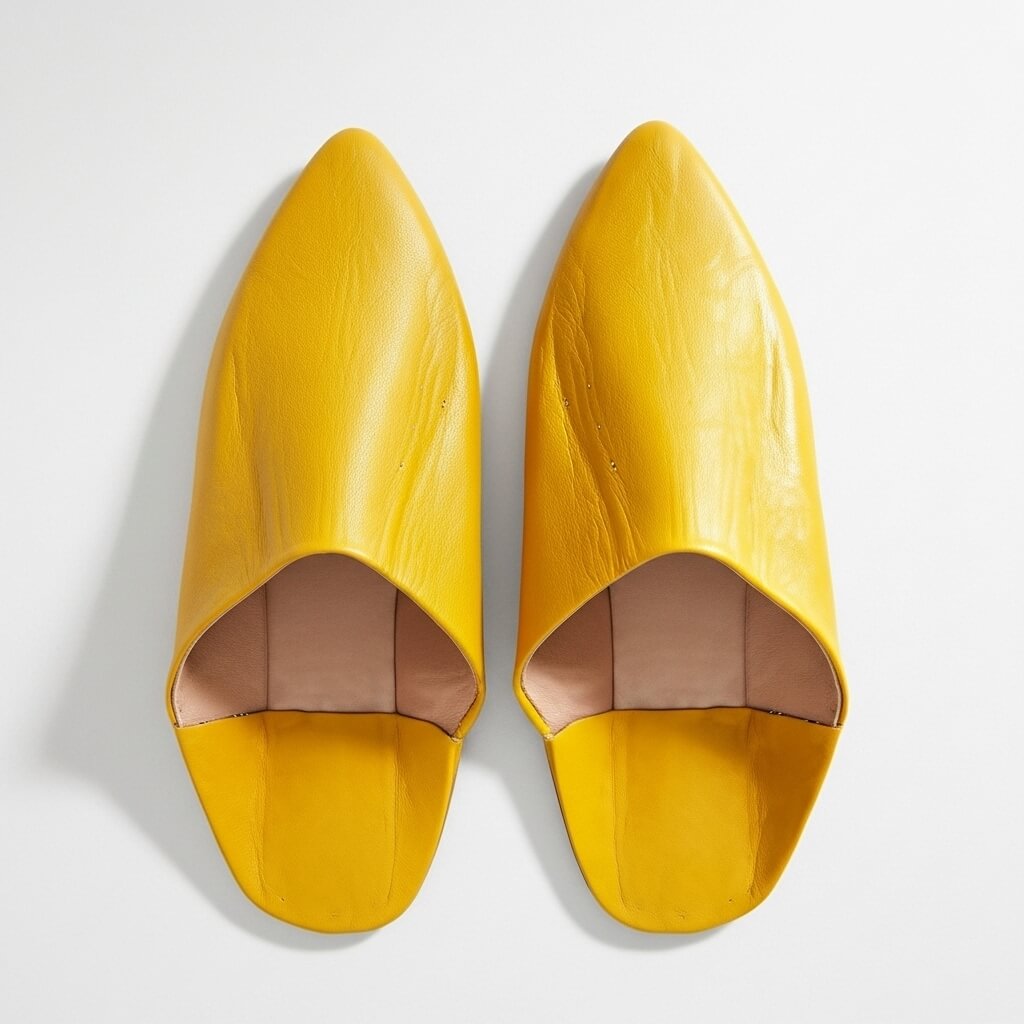 Authentic Moroccan Handcrafted Leather Babouche Slippers image 2