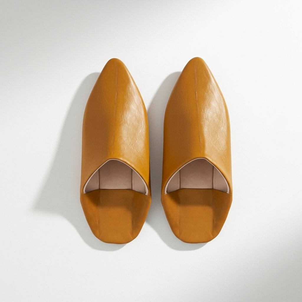 Authentic Moroccan Handcrafted Leather Babouche Slippers image 7