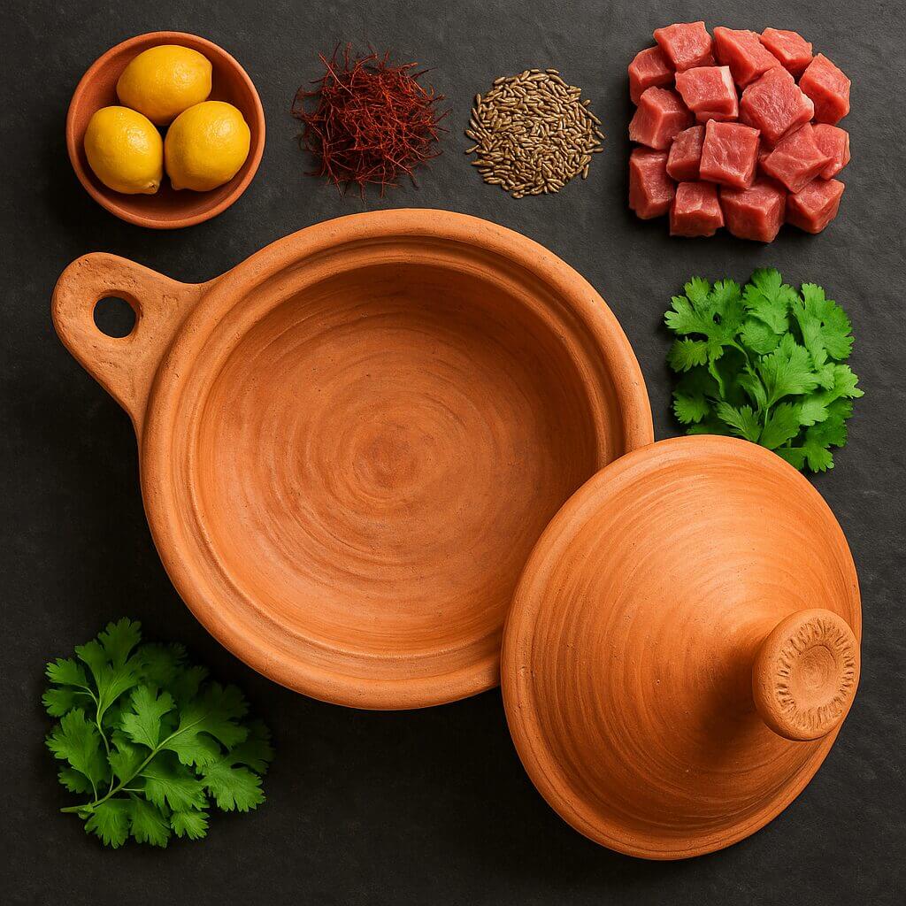 Handmade Terracotta Tagine Pottery – Slow-Cooked Clay Tagine from Marrakech image 4