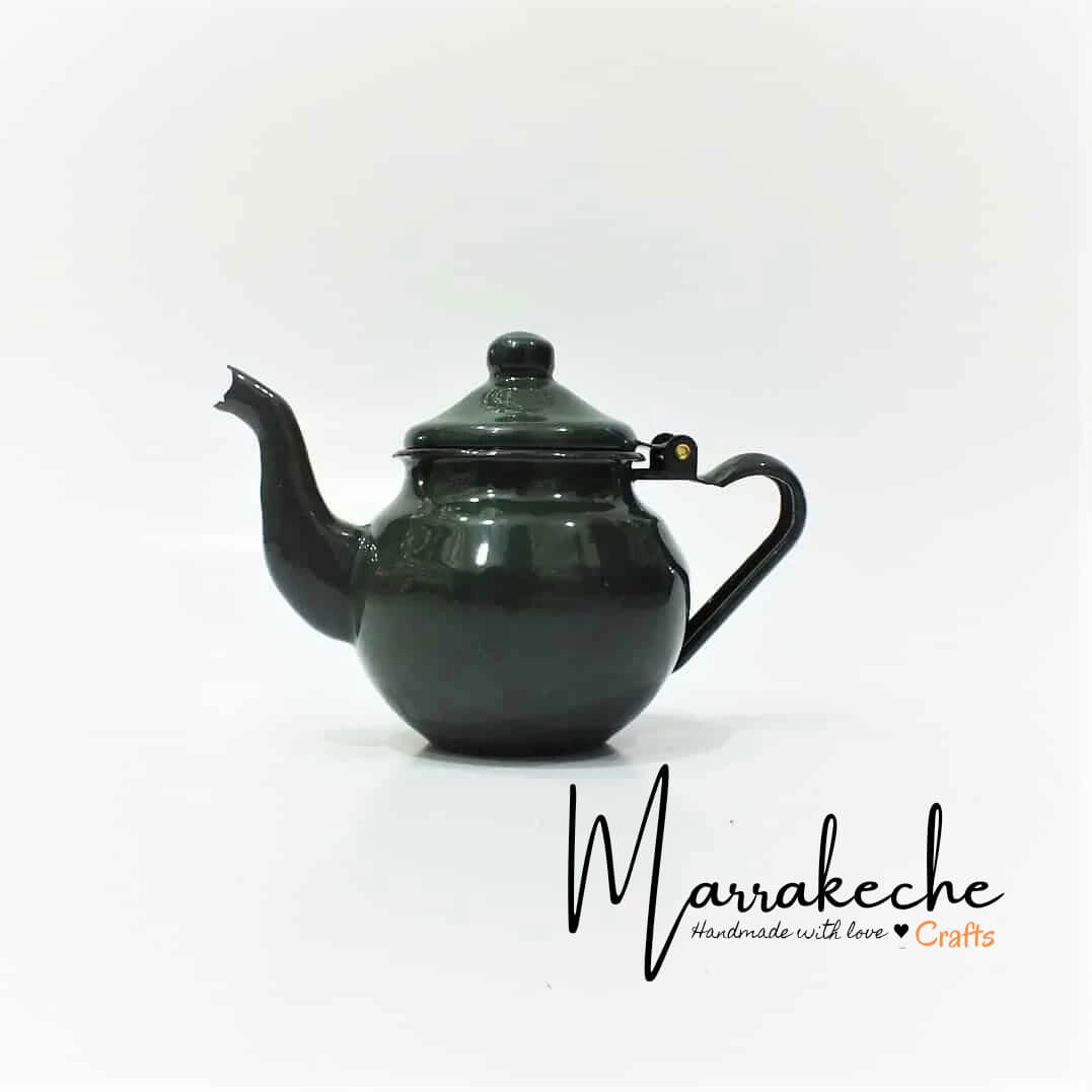 Traditional Enameled Teapot – Handcrafted Stovetop Safe 500ml & 800ml image 3