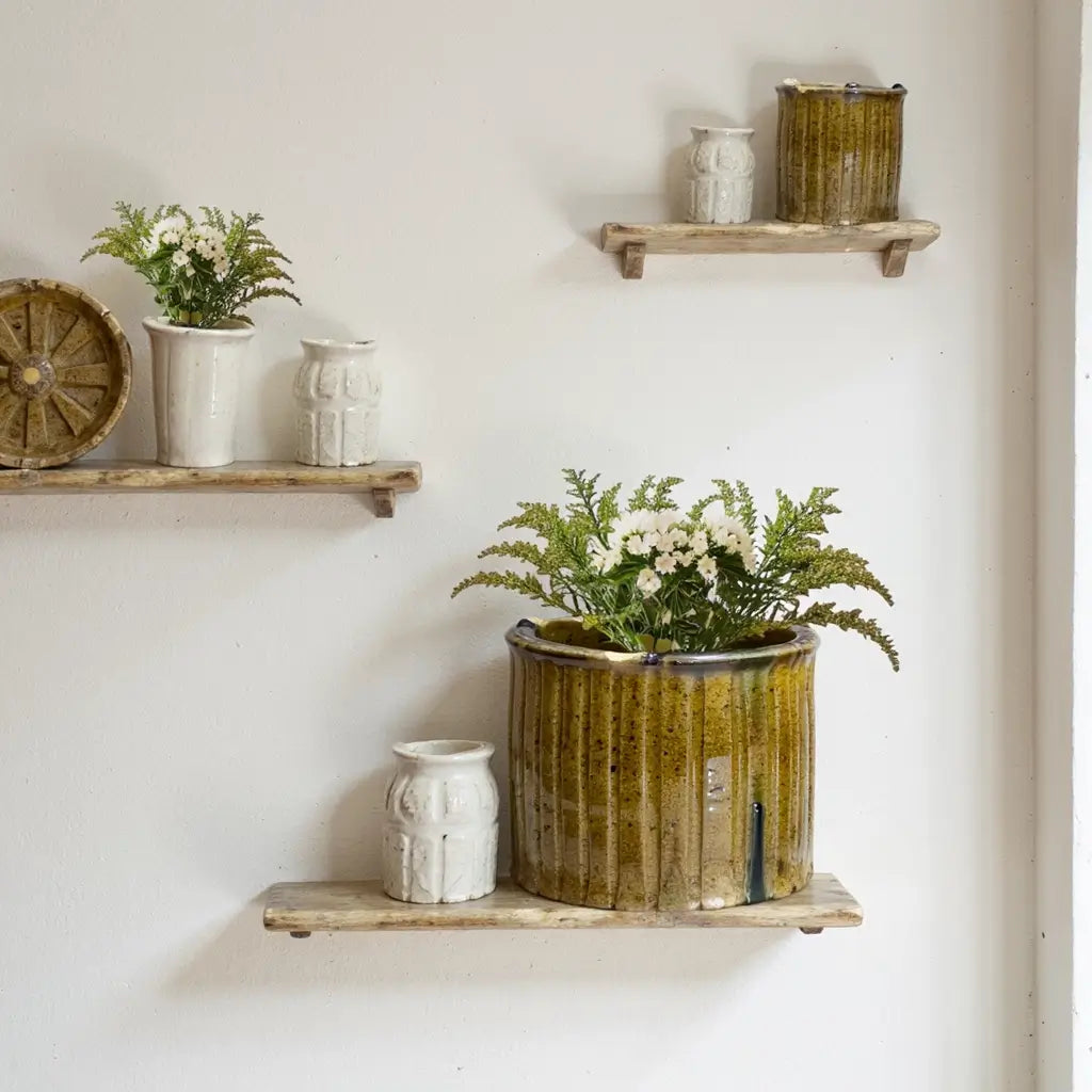 Tamegroute Ceramic Planters Set – Handmade Moroccan Plant Pots image 8