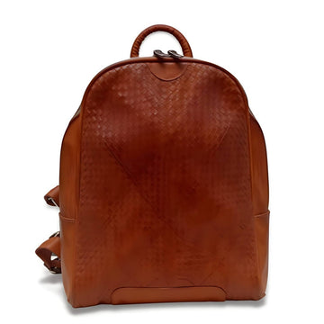 Atlas Woven Leather Backpack – Handcrafted Urban Rucksack image