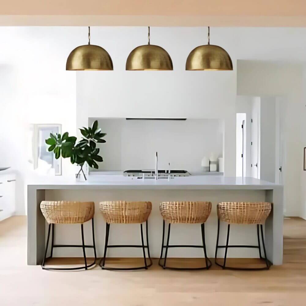 Handcrafted Brass Dome Pendant Light – Modern Moroccan Ceiling Lamp image 6