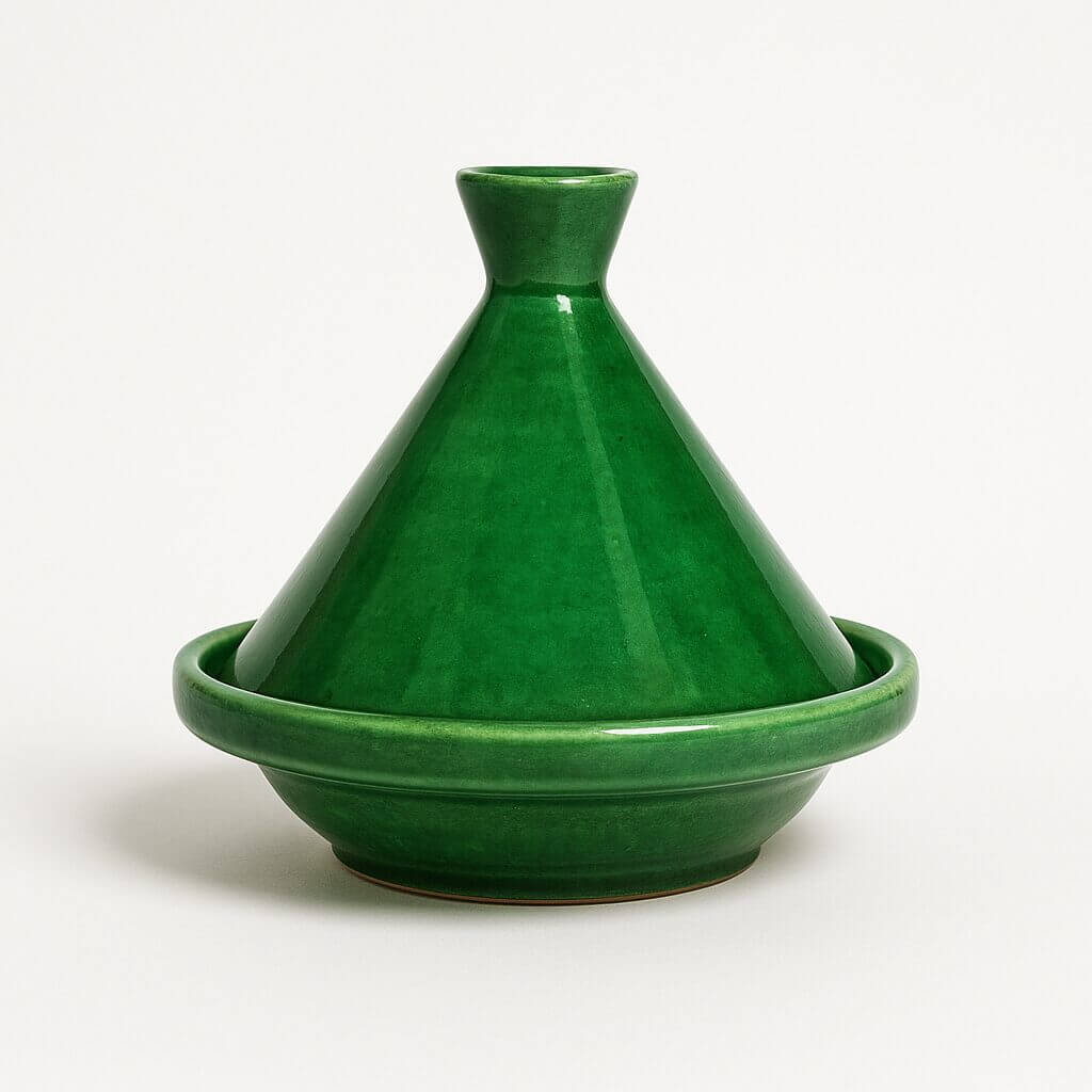 Handcrafted Glazed Ceramic Tagine Pot 20cm – Traditional Moroccan Cooking Vessel image 5