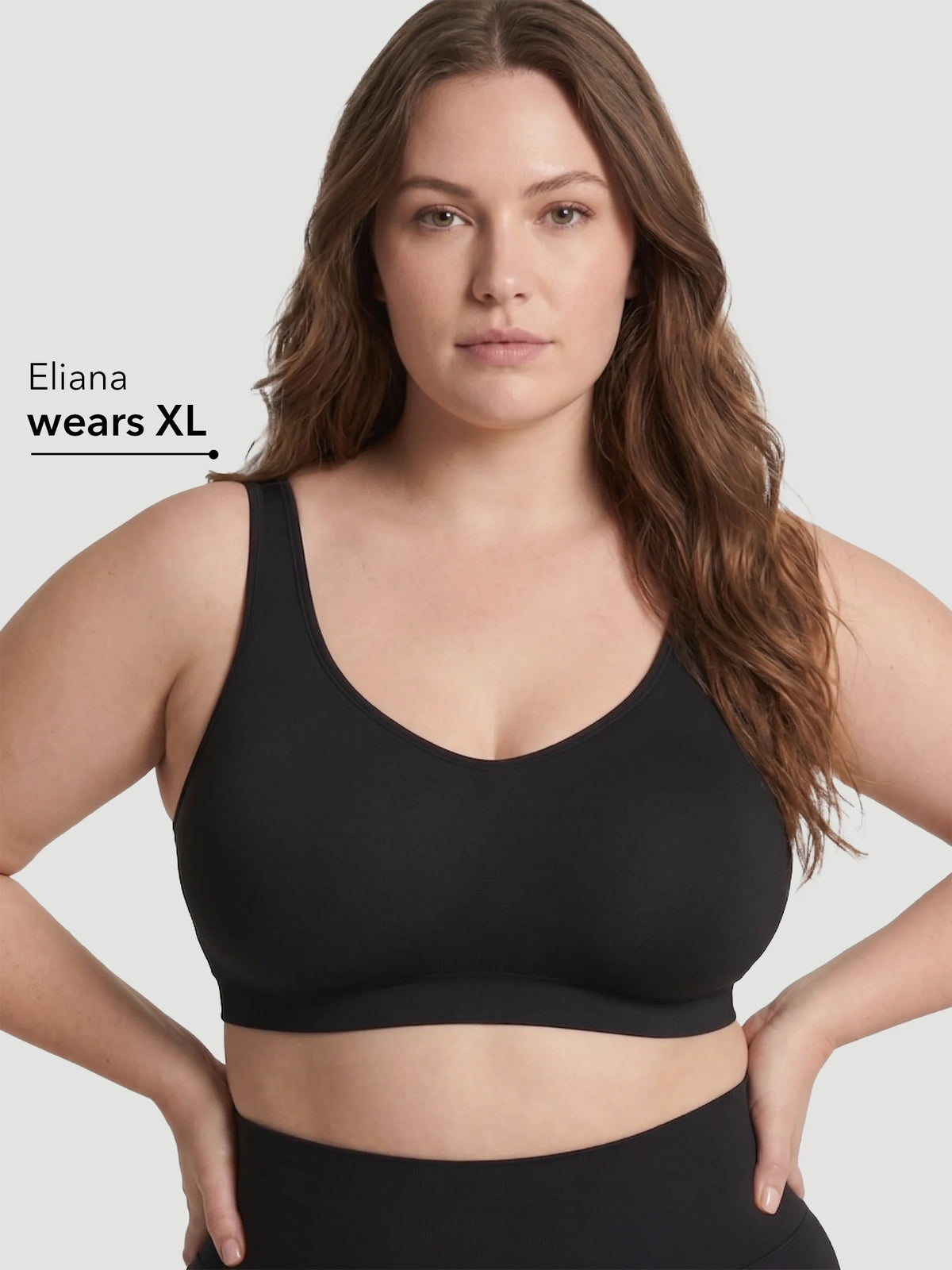 Adjustable Wire Free Shaper Bra (Cups A-FF) with Bra Extender