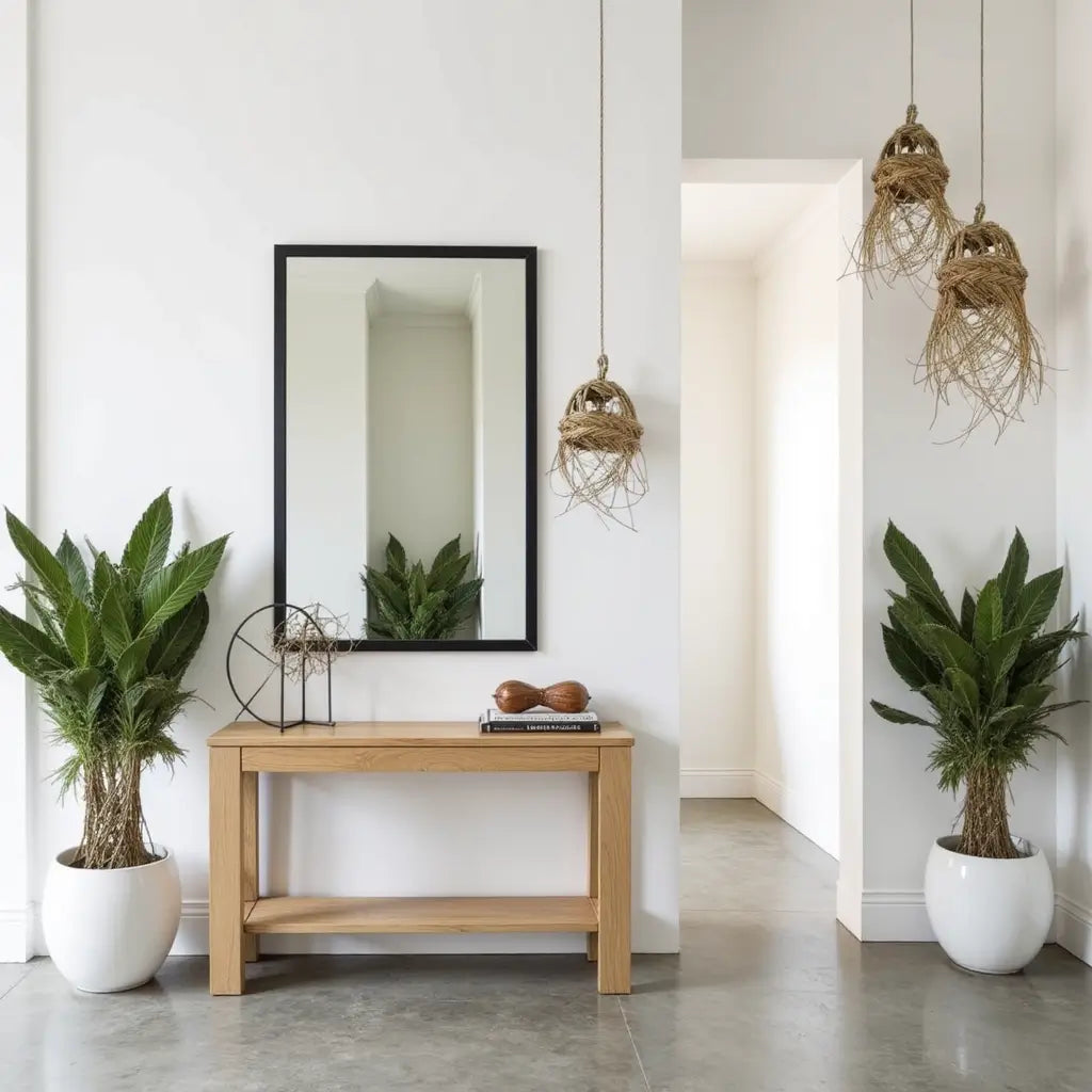 20cm Bell Straw Pendant Light – Handwoven Bohemian Lamp with Fringe image 6