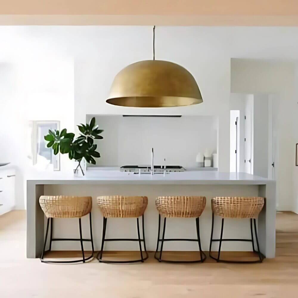 Handcrafted Brass Dome Pendant Light – Modern Moroccan Ceiling Lamp image 3